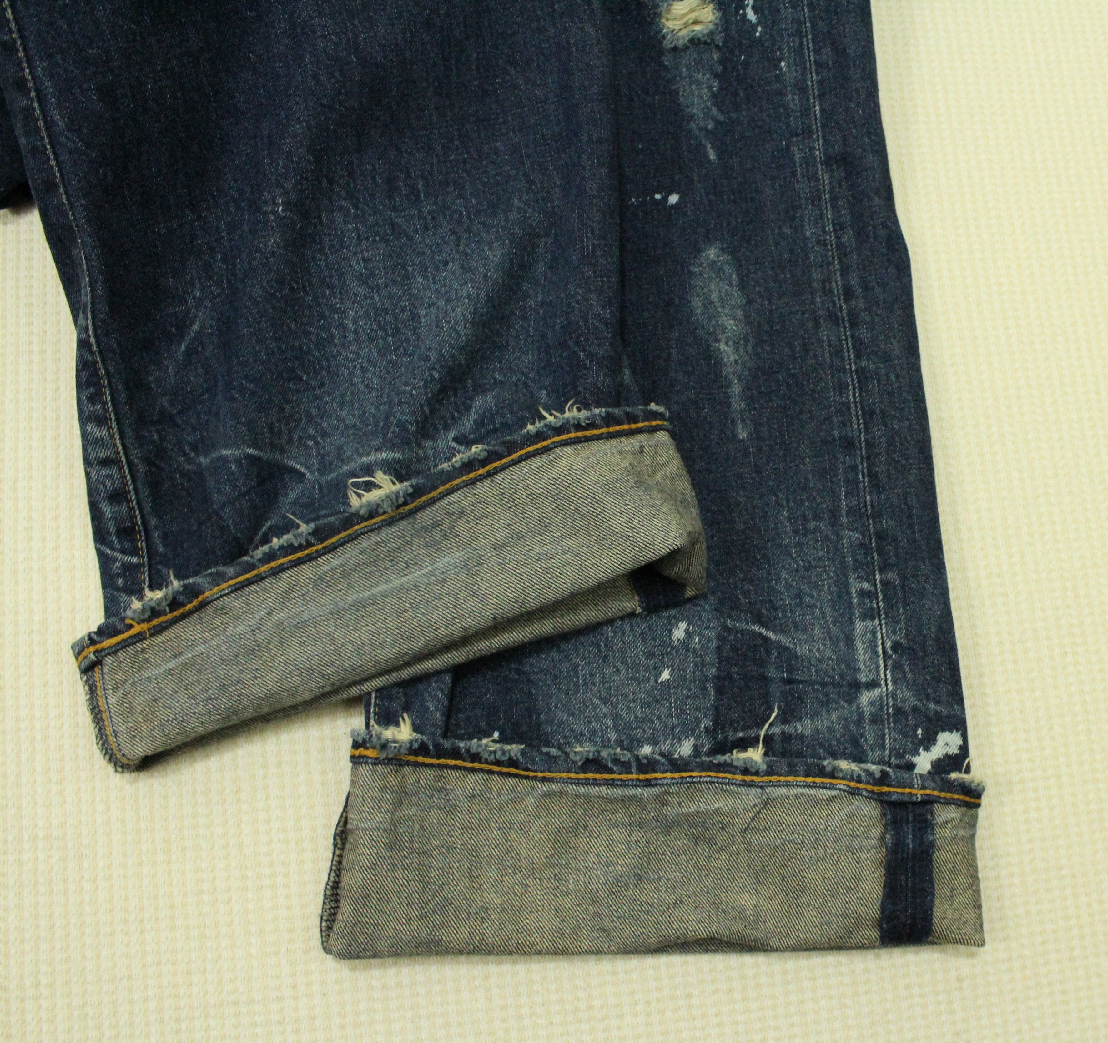 Prps PRPS Denim Jeans Distressed Style Bleach Grunge Nirvana Size US 38 / EU 54 - 14 Thumbnail