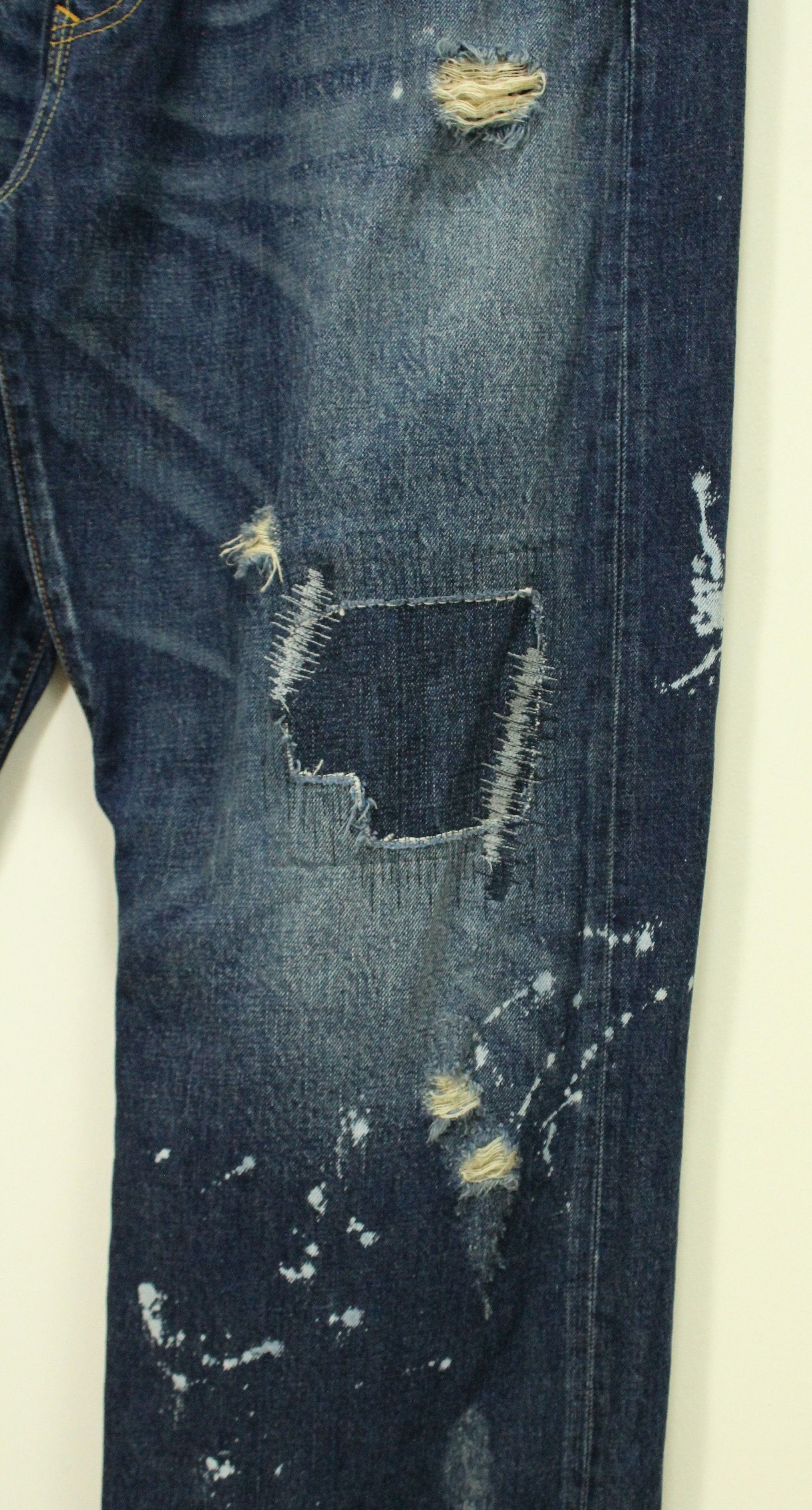 Prps PRPS Denim Jeans Distressed Style Bleach Grunge Nirvana Size US 38 / EU 54 - 3 Thumbnail