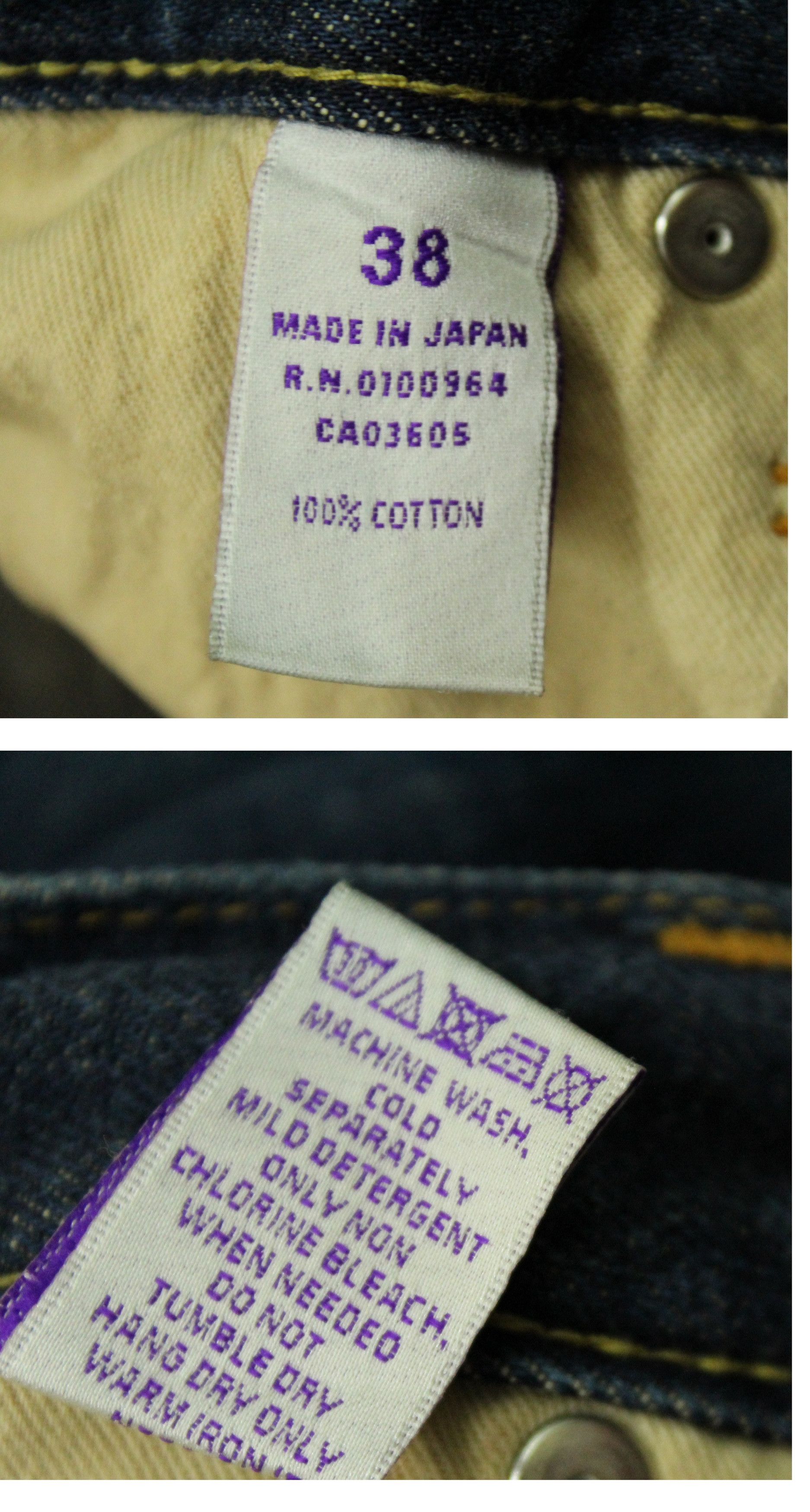 Prps PRPS Denim Jeans Distressed Style Bleach Grunge Nirvana Size US 38 / EU 54 - 15 Thumbnail