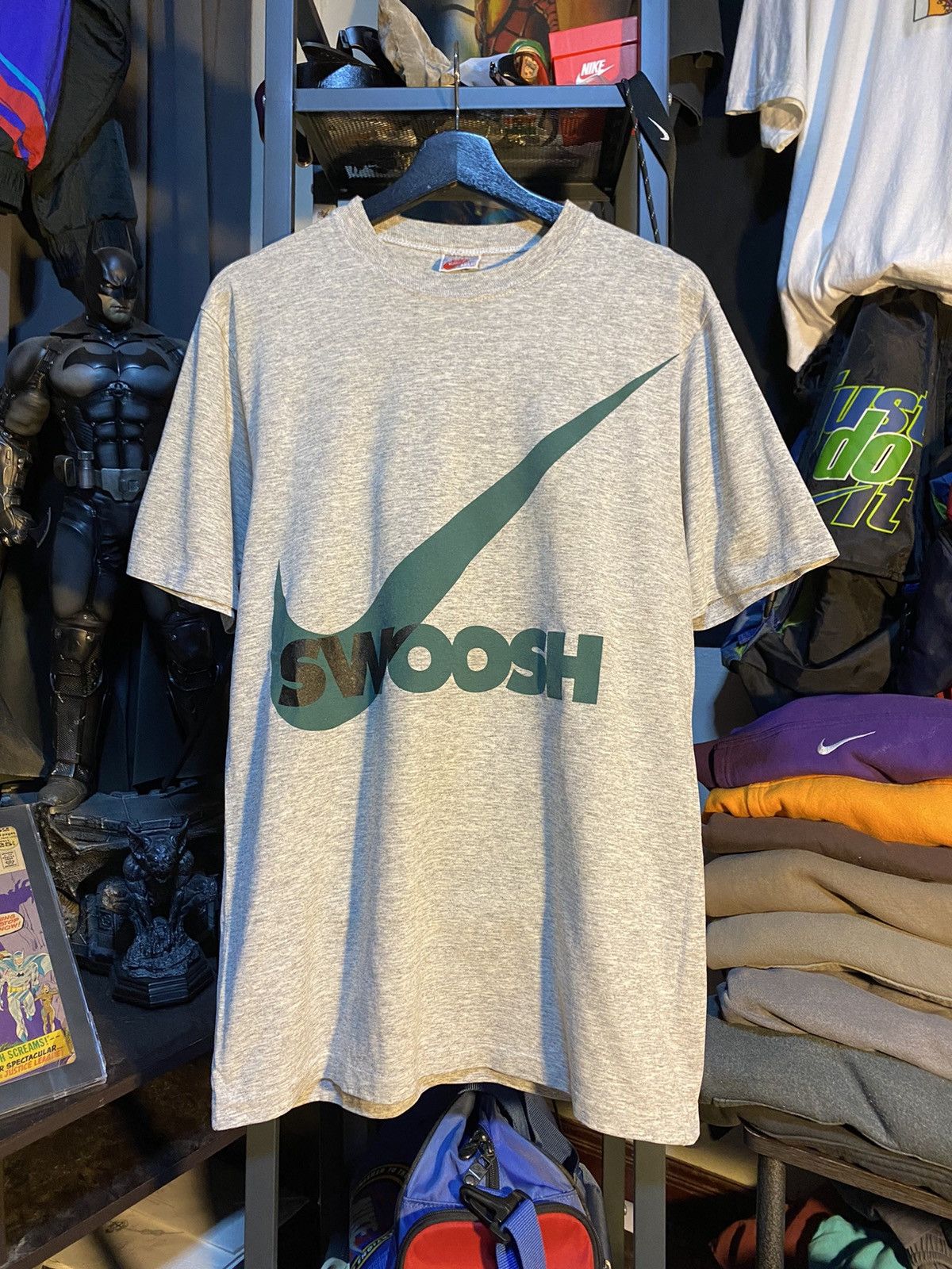 Vintage Nike Big Swoosh Spell Out 90s Tee