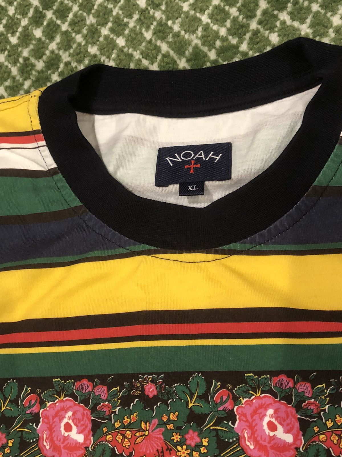 Noah SS19 Noah Floral Jacquard Tee Size US XL / EU 56 / 4 - 5 Thumbnail