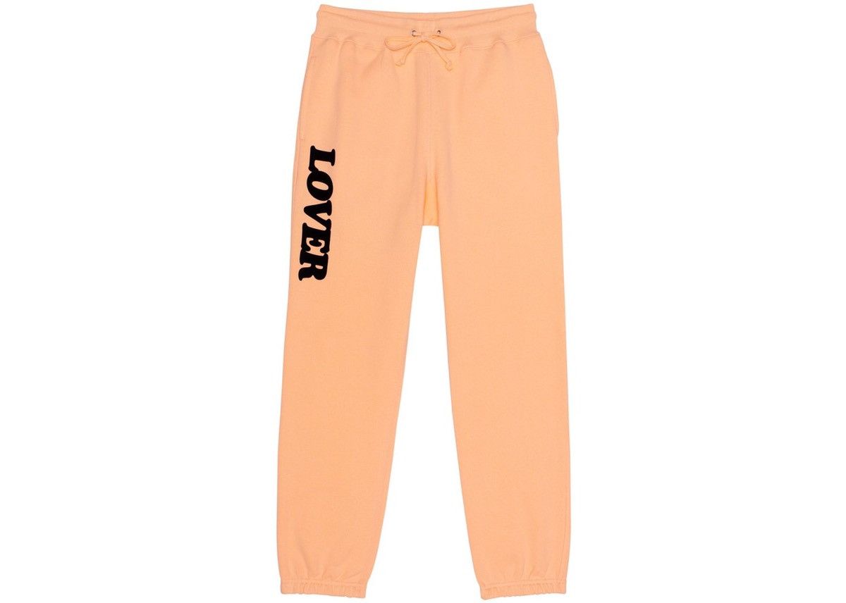 image of Bianca Chandon Lover Sweatpants Peach M in Peach/Black, Men's (Size 32)