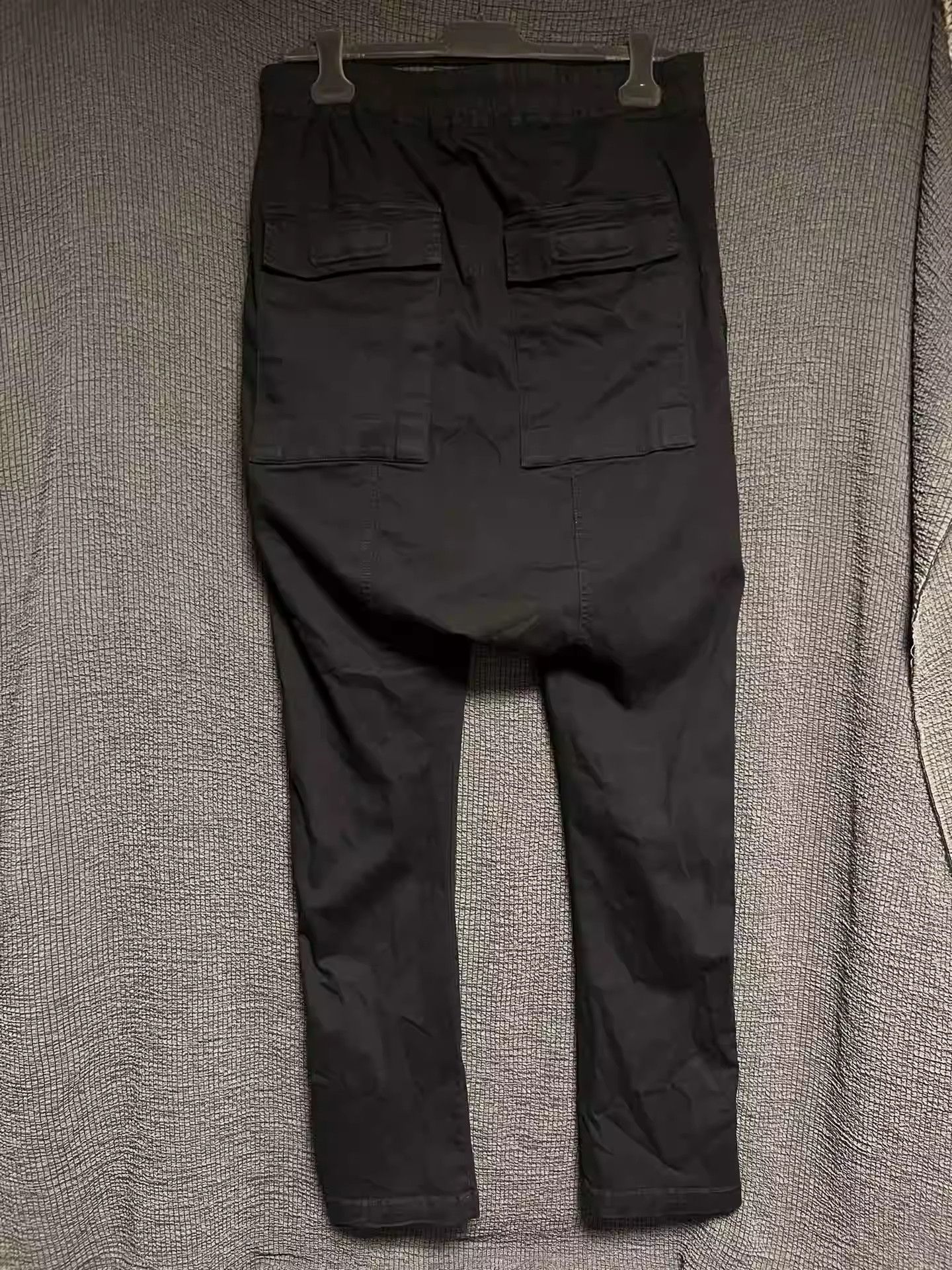 Rick Owens Rick Owens 14fw berlin crotch straight-leg pants Size US 32 / EU 48 - 2 Thumbnail