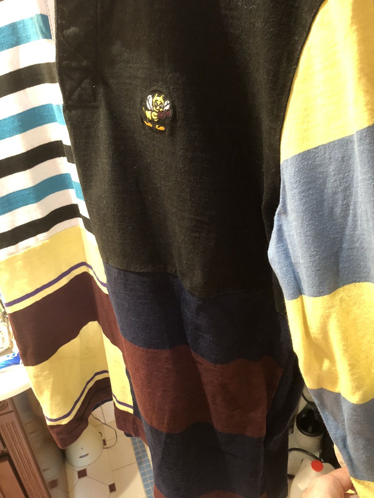 Bee Line by Billionaire Boys Club BBC Bee Line Rugby Polo Shirt Size US XL / EU 56 / 4 - 8 Thumbnail