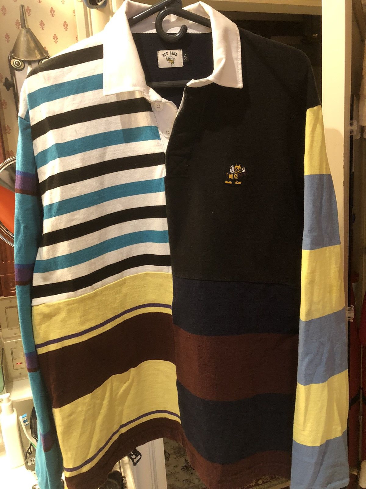 Bee Line by Billionaire Boys Club BBC Bee Line Rugby Polo Shirt Size US XL / EU 56 / 4 - 1 Thumbnail