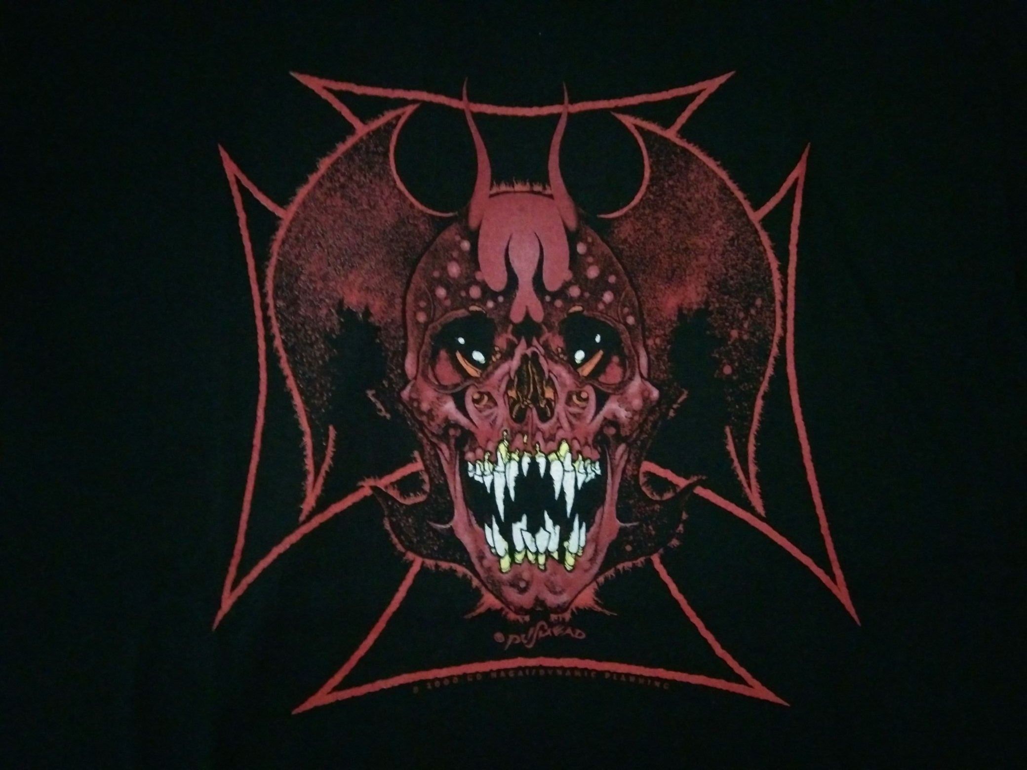 Vintage Deadstock Devilman Pushead tshirt anime art trasher Size US M / EU 48-50 / 2 - 1 Thumbnail