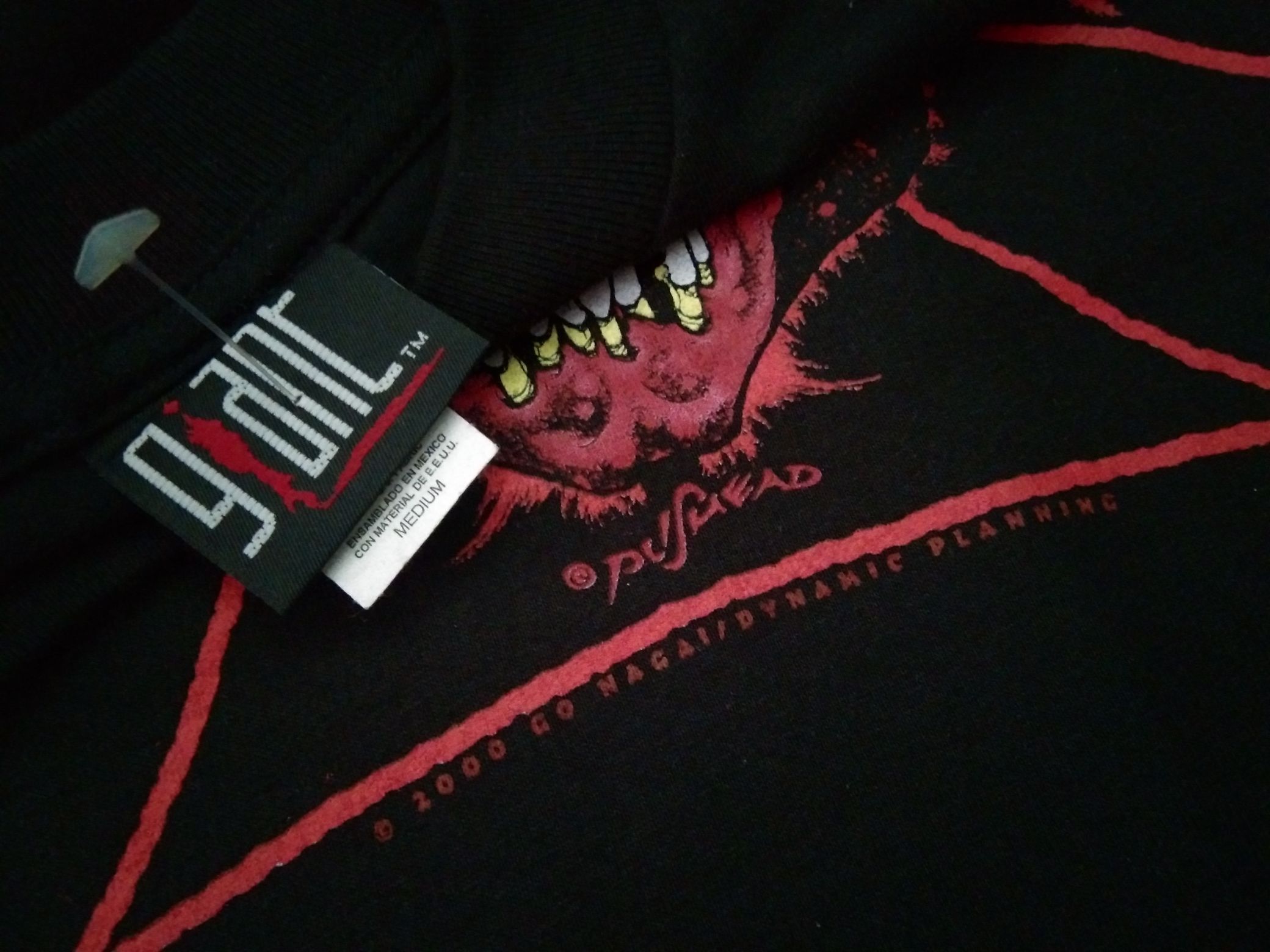 Vintage Deadstock Devilman Pushead tshirt anime art trasher Size US M / EU 48-50 / 2 - 4 Thumbnail