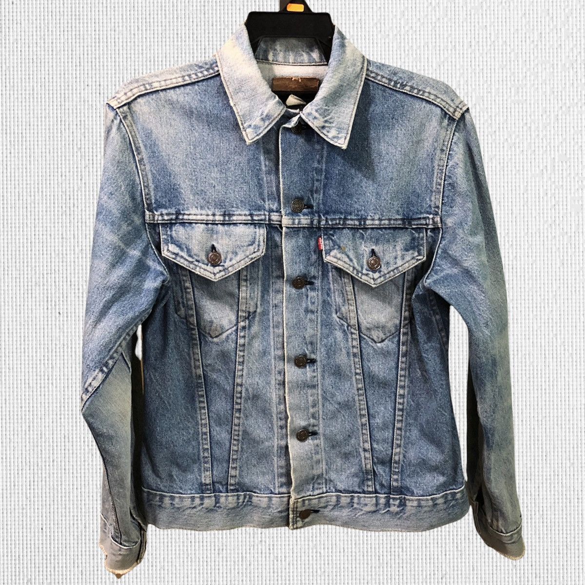 Levi's Vtg 60’ Levis 70505 Trucker Denim Jeans (Button No 1) Size US S / EU 44-46 / 1 - 1 Thumbnail