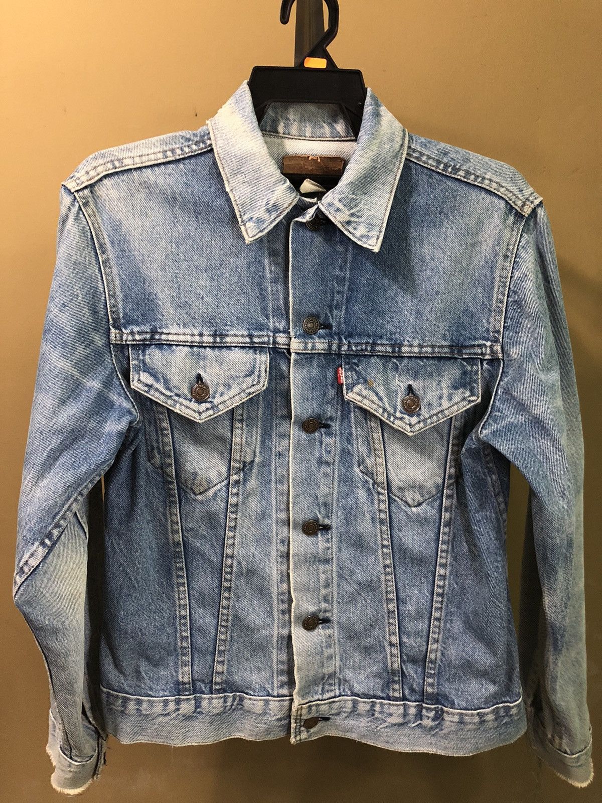Levi's Vtg 60’ Levis 70505 Trucker Denim Jeans (Button No 1) Size US S / EU 44-46 / 1 - 3 Thumbnail