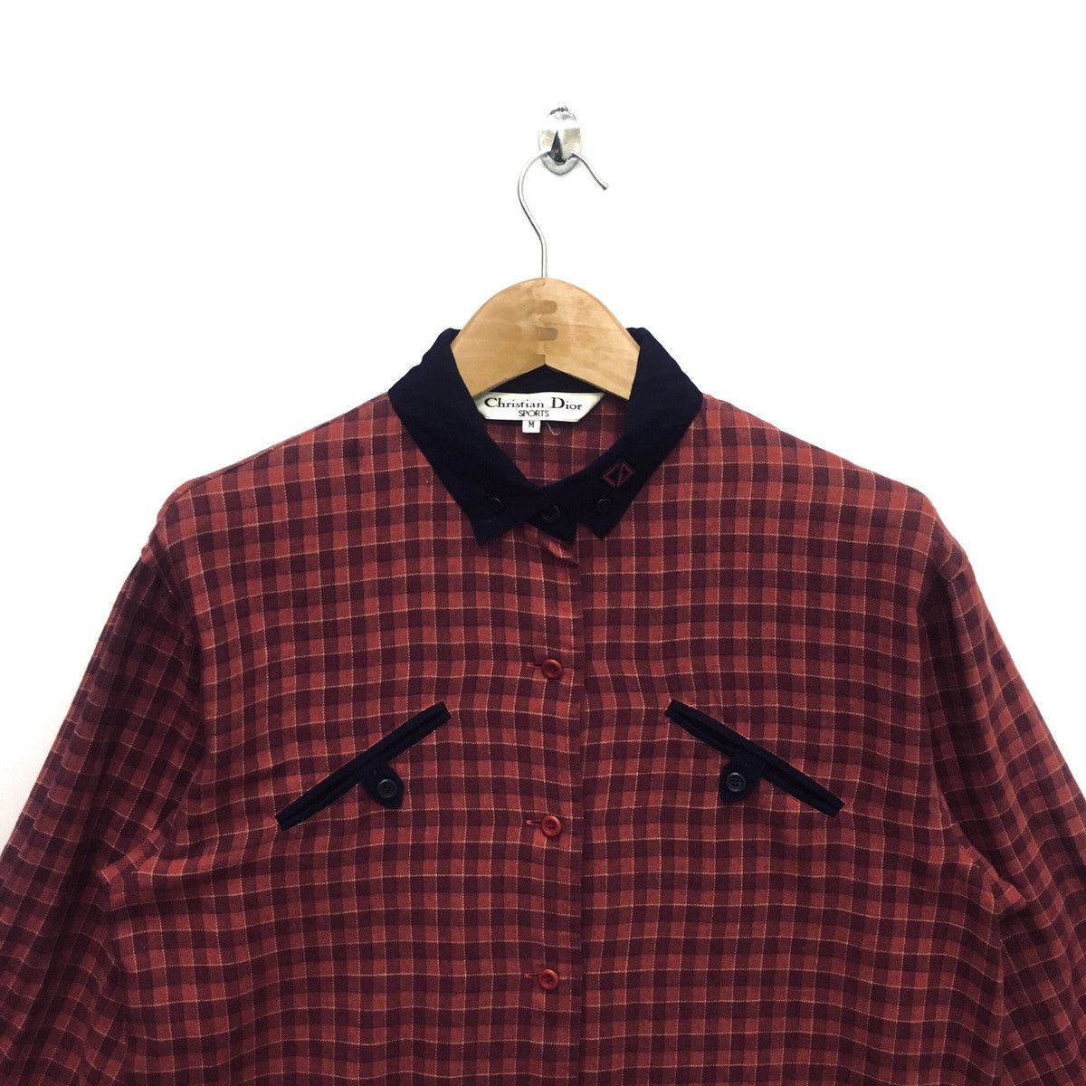 Christian Dior Monsieur × Japanese Brand × Vintage Rare!! Vintage Christian Dior Blouse Bottom Up Size US M / EU 48-50 / 2 - 3 Thumbnail