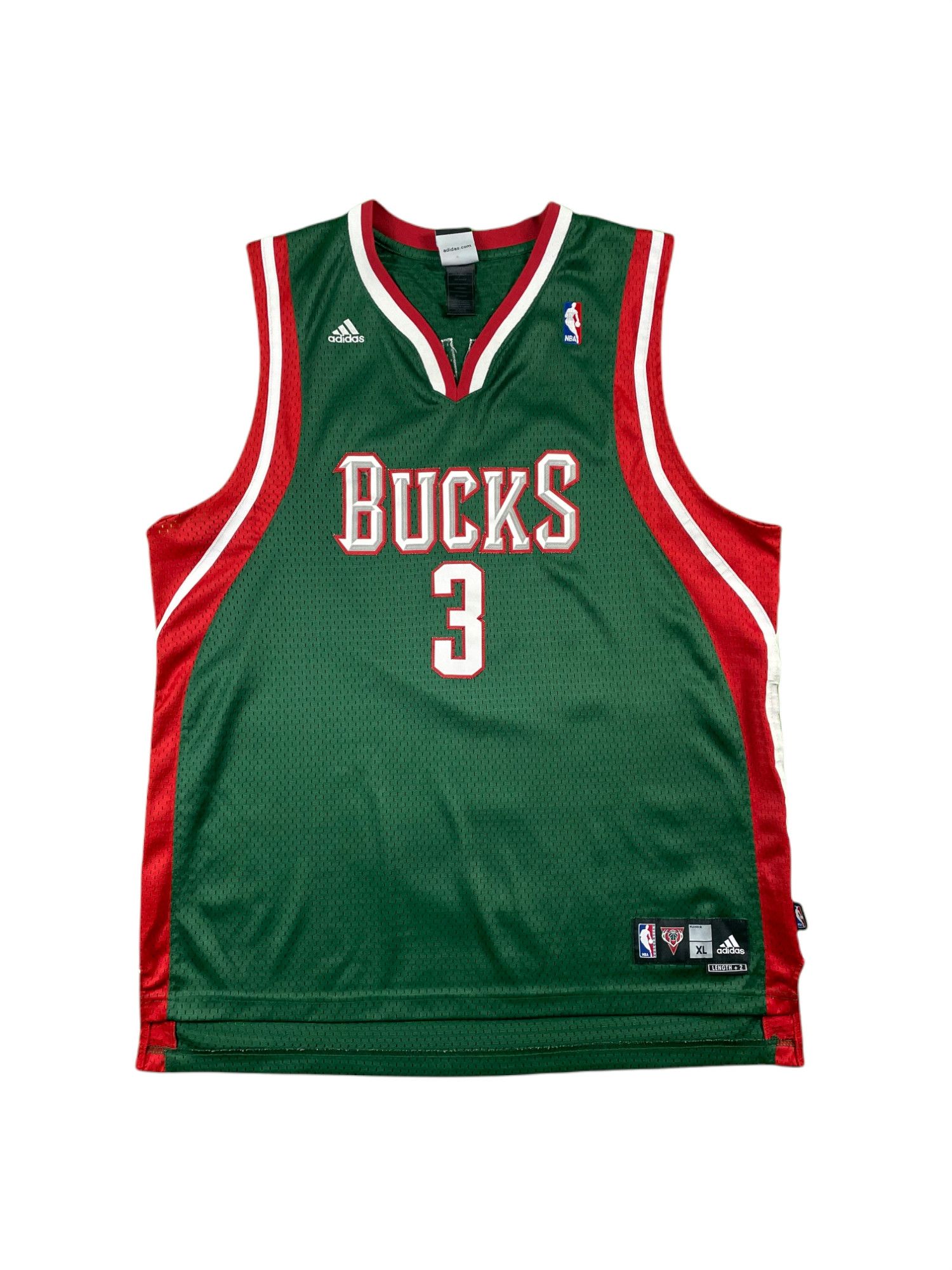 Adidas Adidas NBA Bucks Jersey Size US XL / EU 56 / 4 - 1 Thumbnail