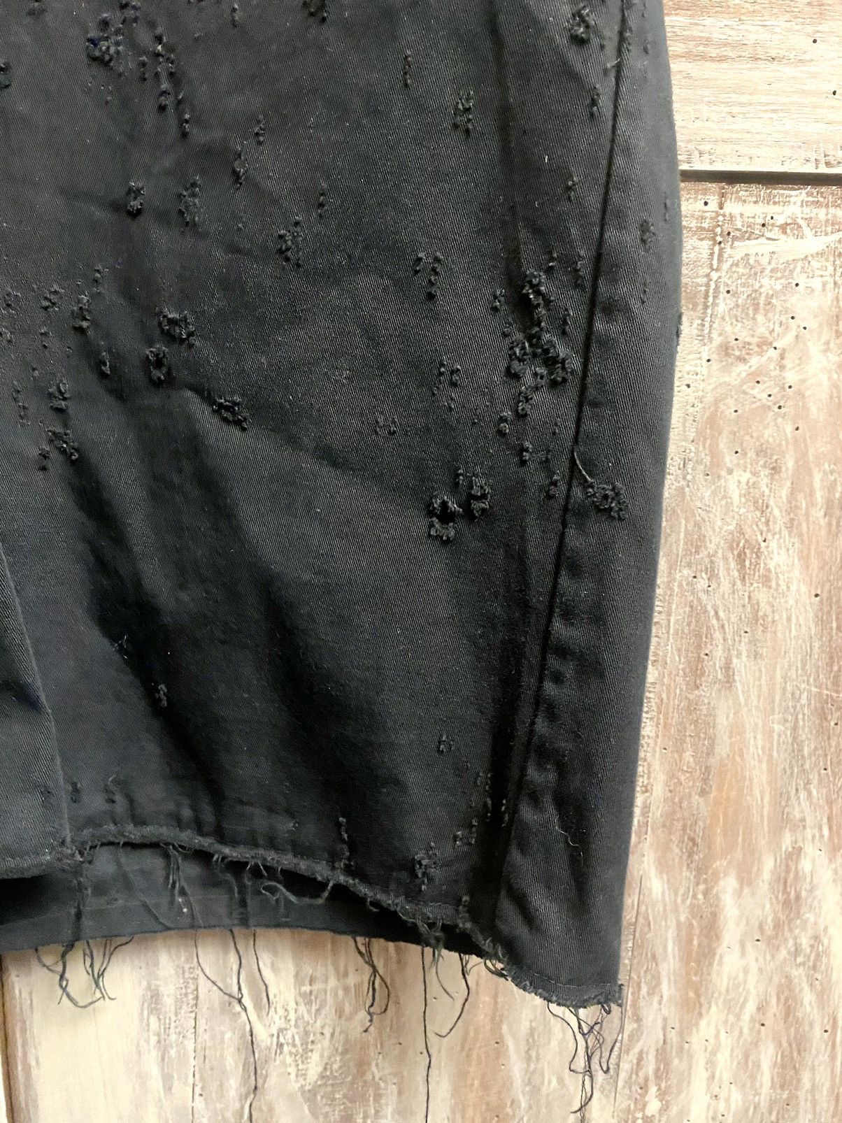 Damir Doma Black Woven destroy long t-shirt Damir Doma M men Size US M / EU 48-50 / 2 - 9 Thumbnail