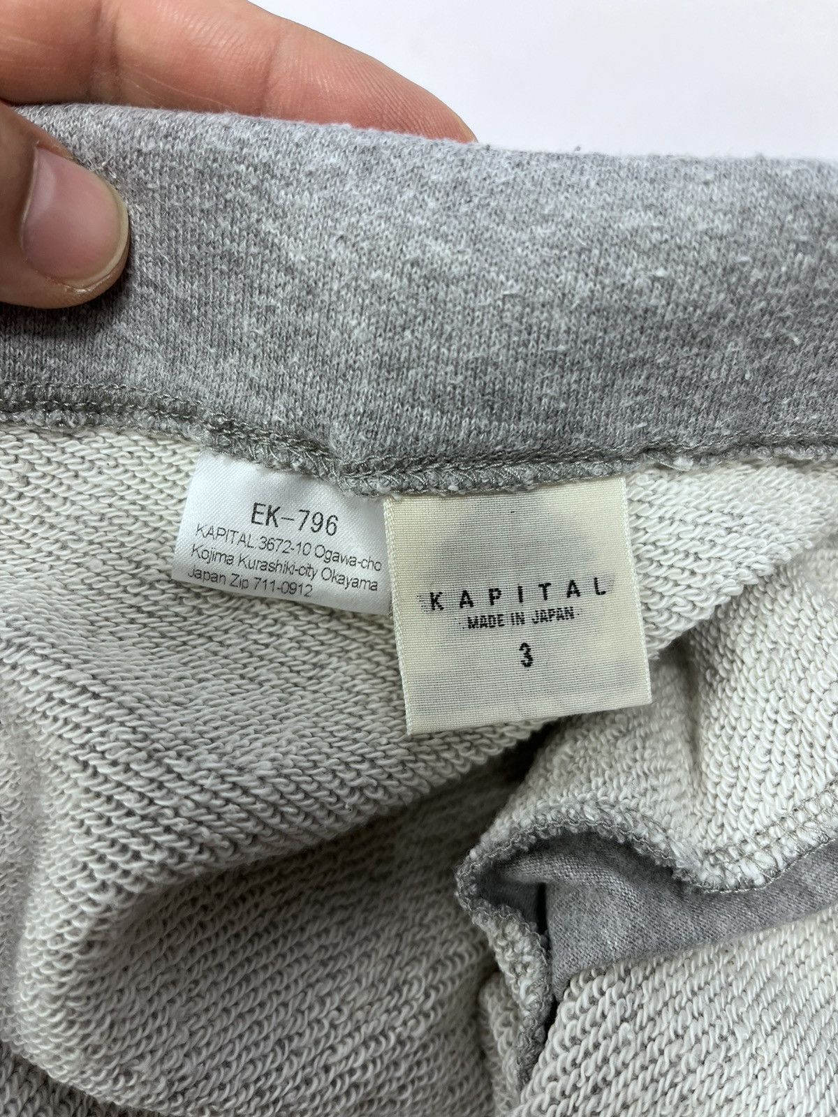 Kapital KAPITAL GREY SMILE PRINT SWEATPANTS SIZE 3 Size US 34 / EU 50 - 5 Thumbnail