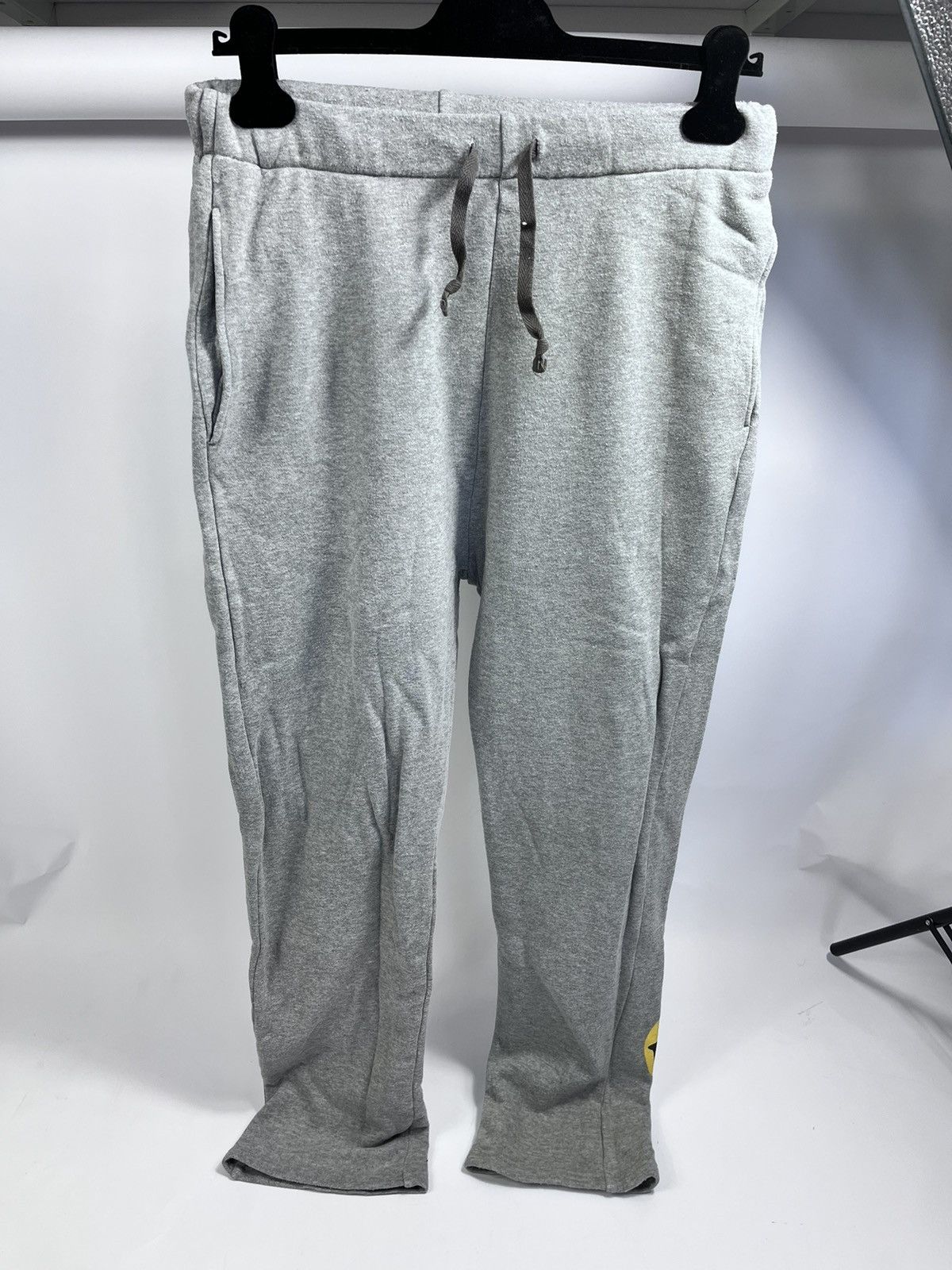 Kapital KAPITAL GREY SMILE PRINT SWEATPANTS SIZE 3 | Grailed 