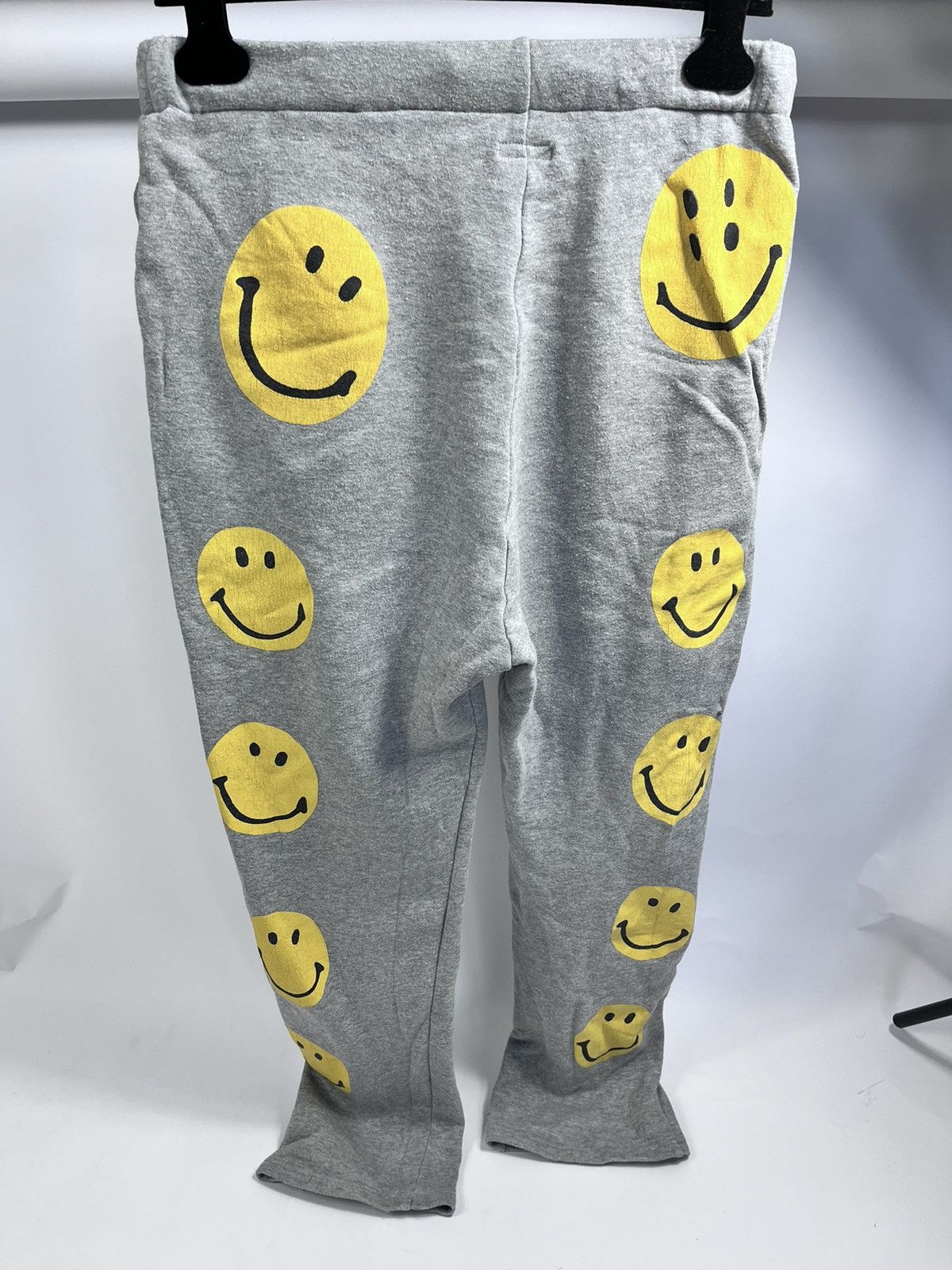 Kapital KAPITAL GREY SMILE PRINT SWEATPANTS SIZE 3 | Grailed 