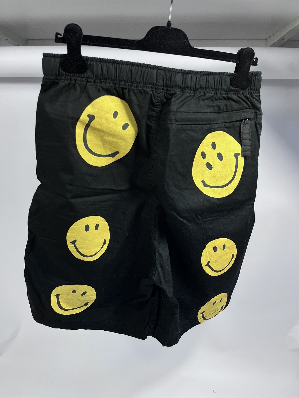 image of Kapital Smiles Black Shorts, Men's (Size 33)