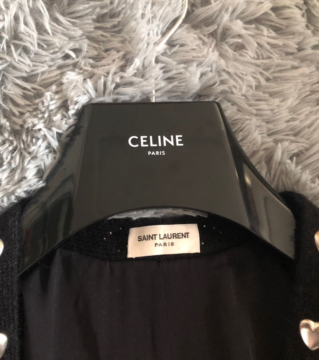 Saint Laurent Paris Saint Laurent Love Cardigan Size US M / EU 48-50 / 2 - 2 Thumbnail