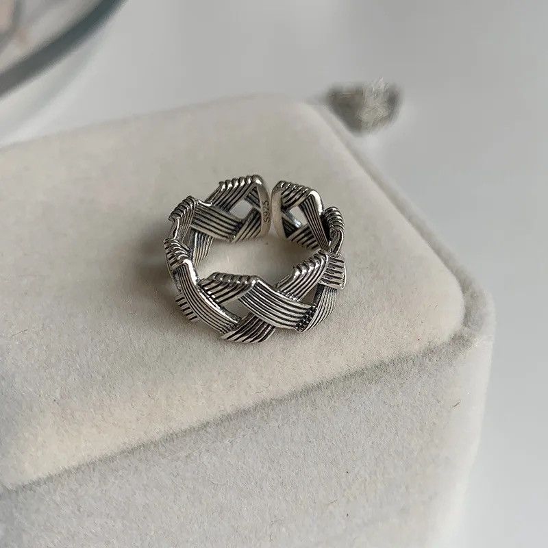 Other Hollow Creative Knitted Ring Size ONE SIZE - 1 Thumbnail