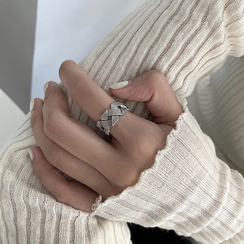 Other Hollow Creative Knitted Ring Size ONE SIZE - 2 Thumbnail