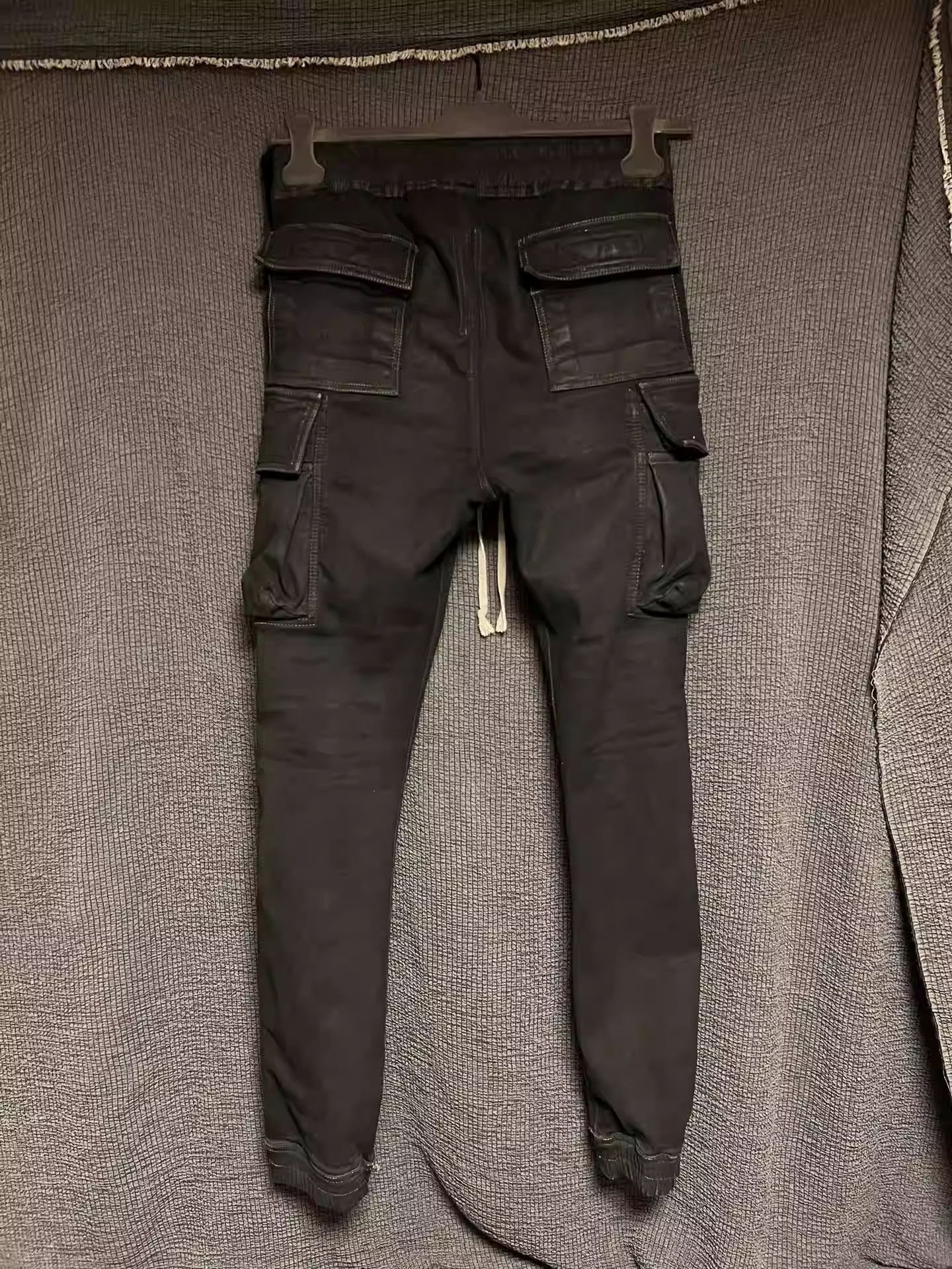 Rick Owens Rick Owens 22fw thin wax toe stretch denim cannon pants Size US 30 / EU 46 - 4 Thumbnail