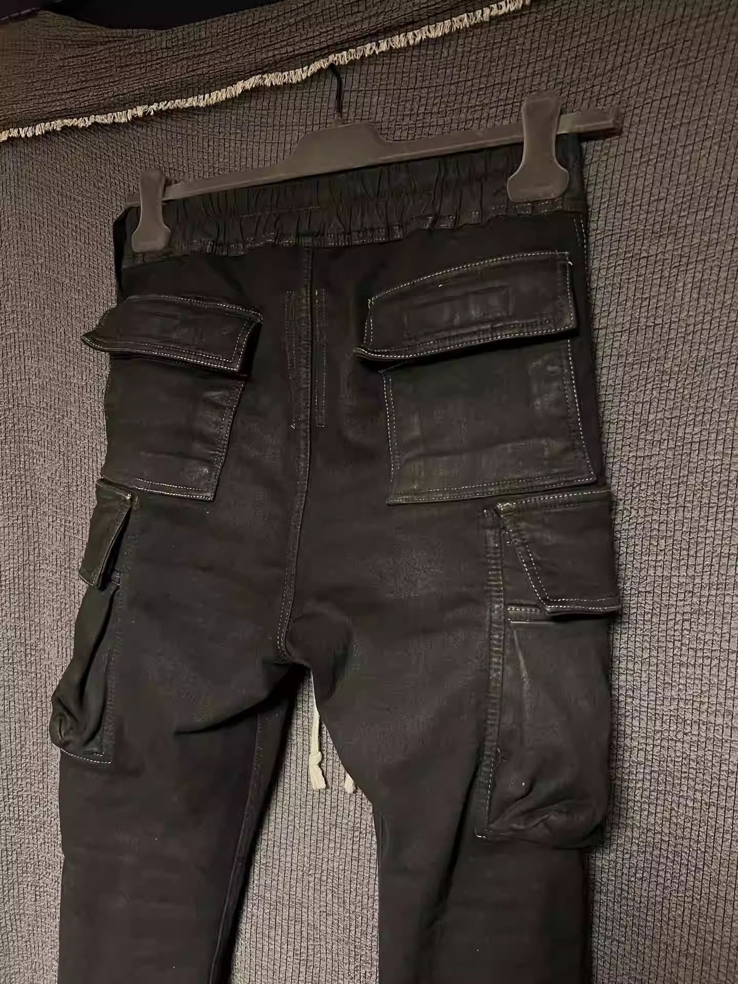 Rick Owens Rick Owens 22fw thin wax toe stretch denim cannon pants Size US 30 / EU 46 - 3 Thumbnail