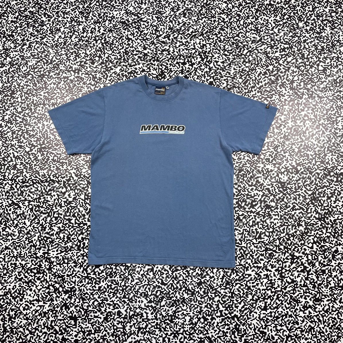 Vintage Vintage 2002 MAMBO Y2K Big Logo Faded Tshirt Surf Style Grailed