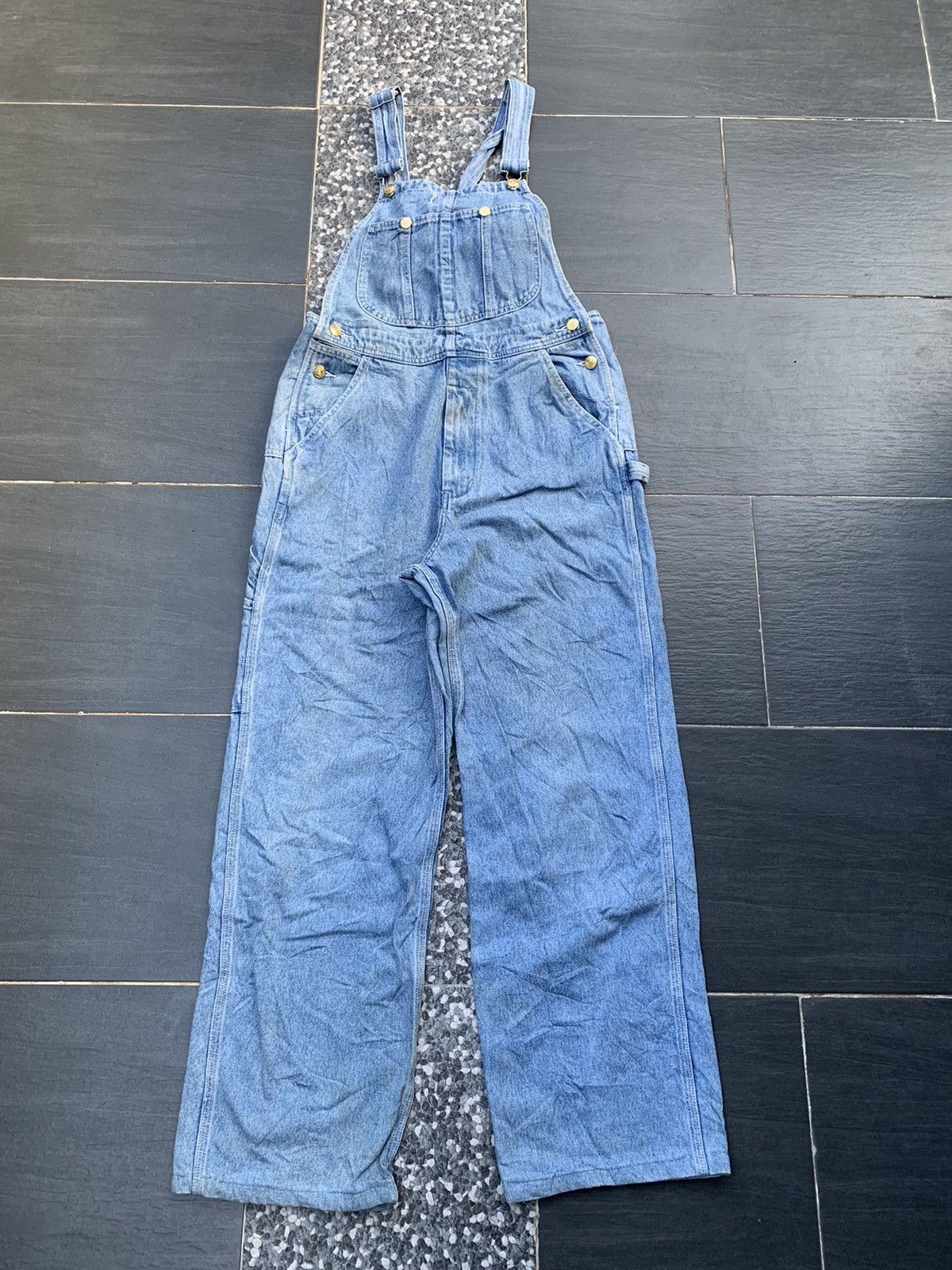 Japanese Brand Vintage Gold Rush Overall Denim Size US 32 / EU 48 - 1 Thumbnail