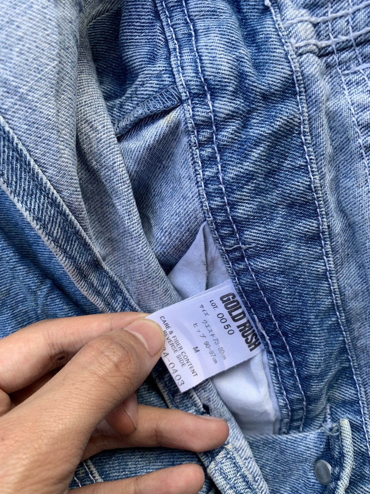 Japanese Brand Vintage Gold Rush Overall Denim Size US 32 / EU 48 - 6 Thumbnail