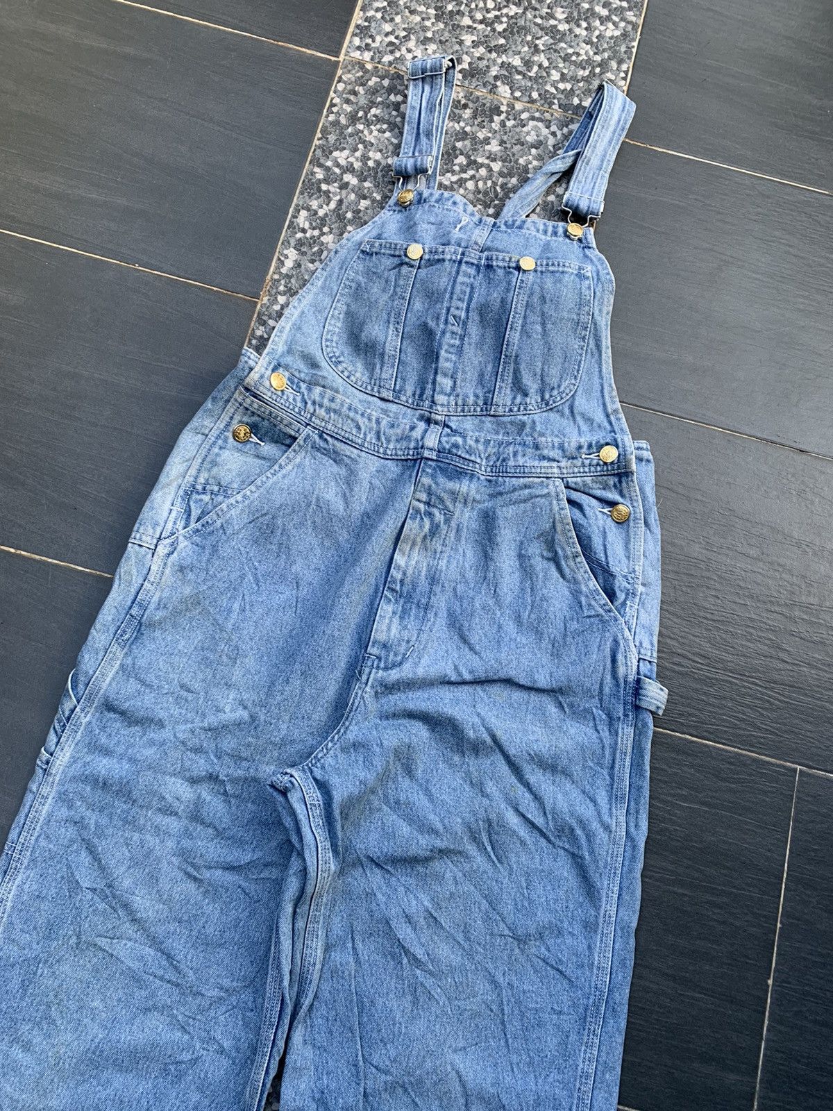 Japanese Brand Vintage Gold Rush Overall Denim Size US 32 / EU 48 - 3 Thumbnail