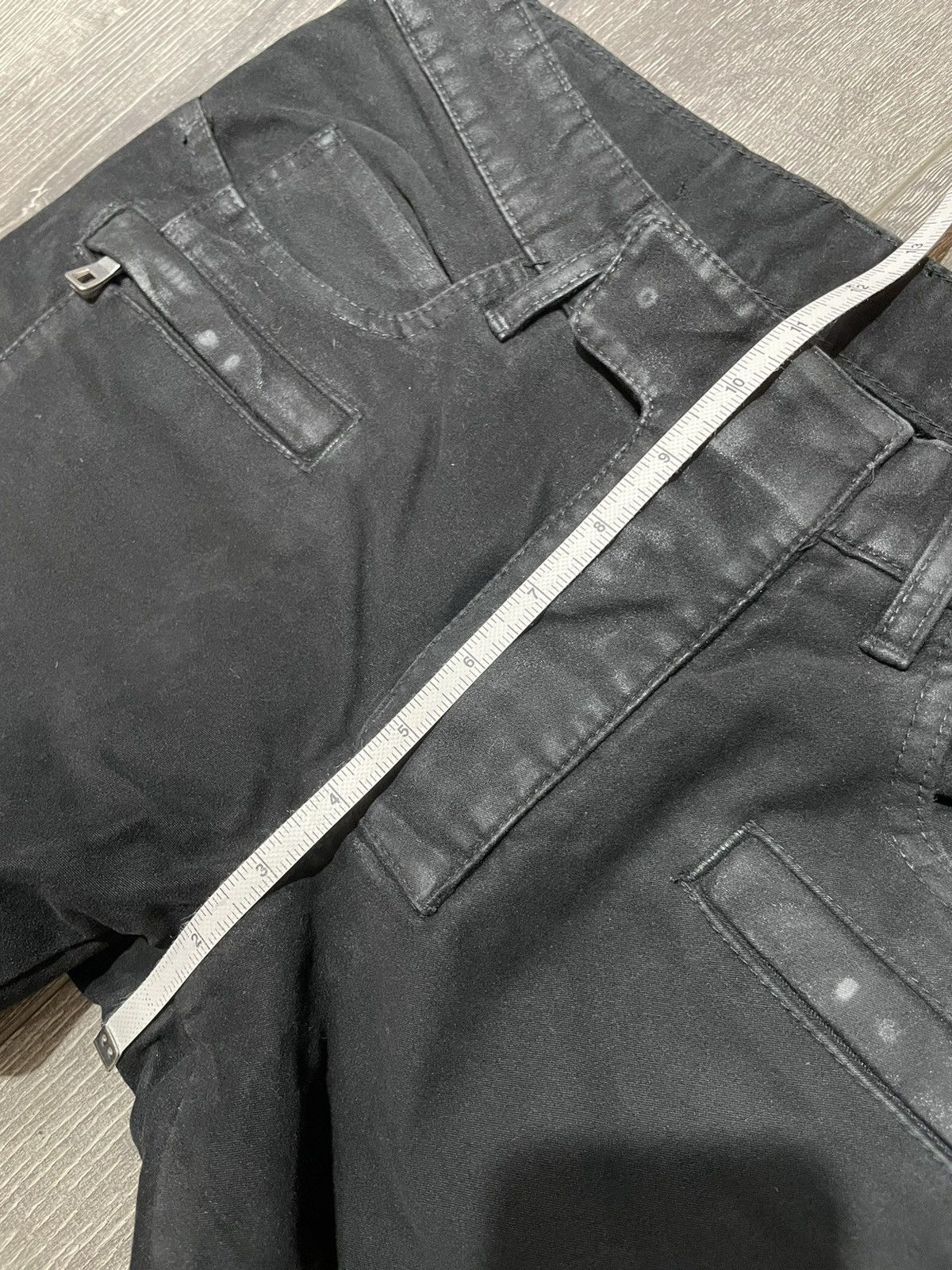Balmain *RARE* 2012 Balmain Moleskin Suede Effect Biker Pants Japan Size US 30 / EU 46 - 6 Thumbnail