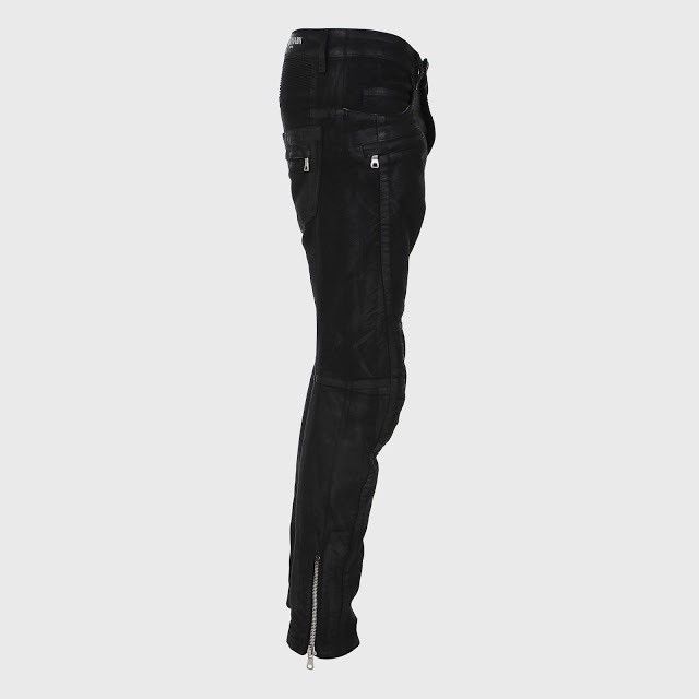 Balmain *RARE* 2012 Balmain Moleskin Suede Effect Biker Pants Japan Size US 30 / EU 46 - 16 Thumbnail