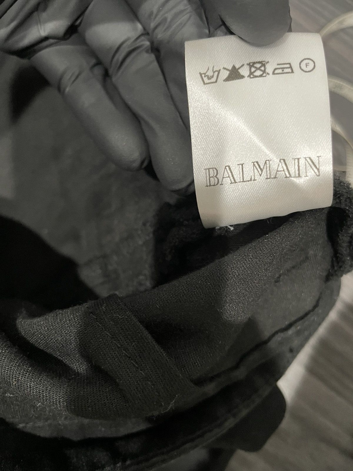 Balmain *RARE* 2012 Balmain Moleskin Suede Effect Biker Pants Japan Size US 30 / EU 46 - 11 Thumbnail