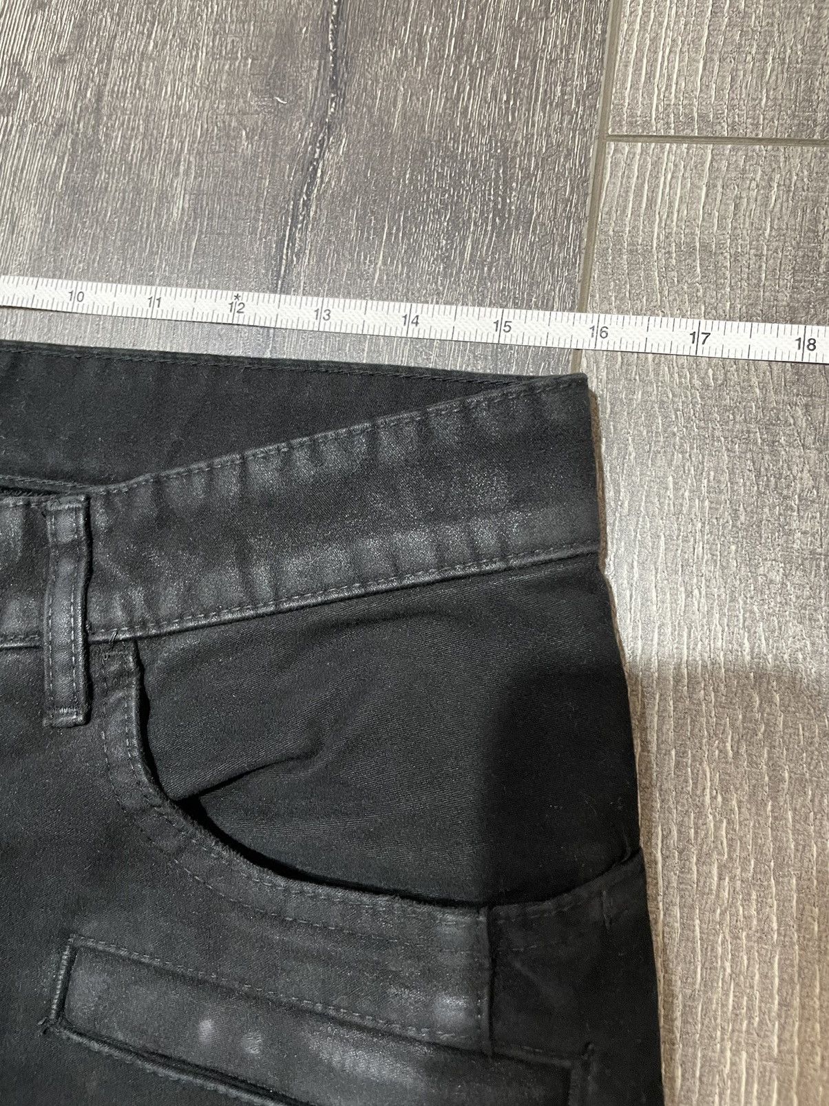 Balmain *RARE* 2012 Balmain Moleskin Suede Effect Biker Pants Japan Size US 30 / EU 46 - 5 Thumbnail