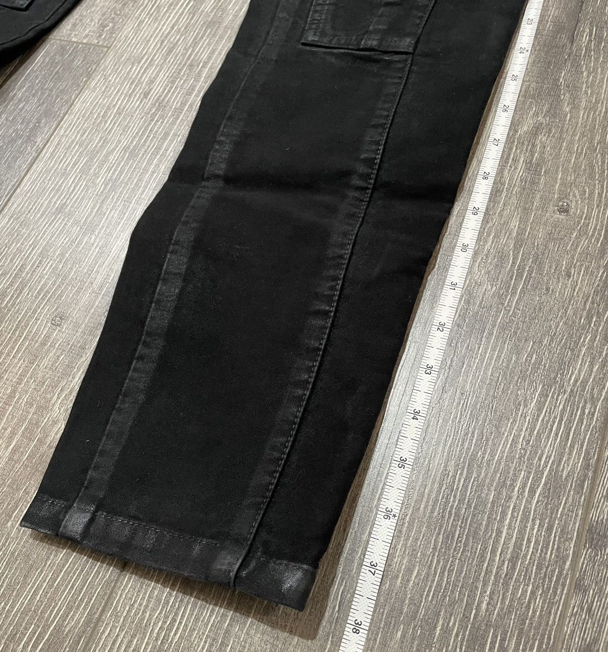Balmain *RARE* 2012 Balmain Moleskin Suede Effect Biker Pants Japan Size US 30 / EU 46 - 8 Thumbnail