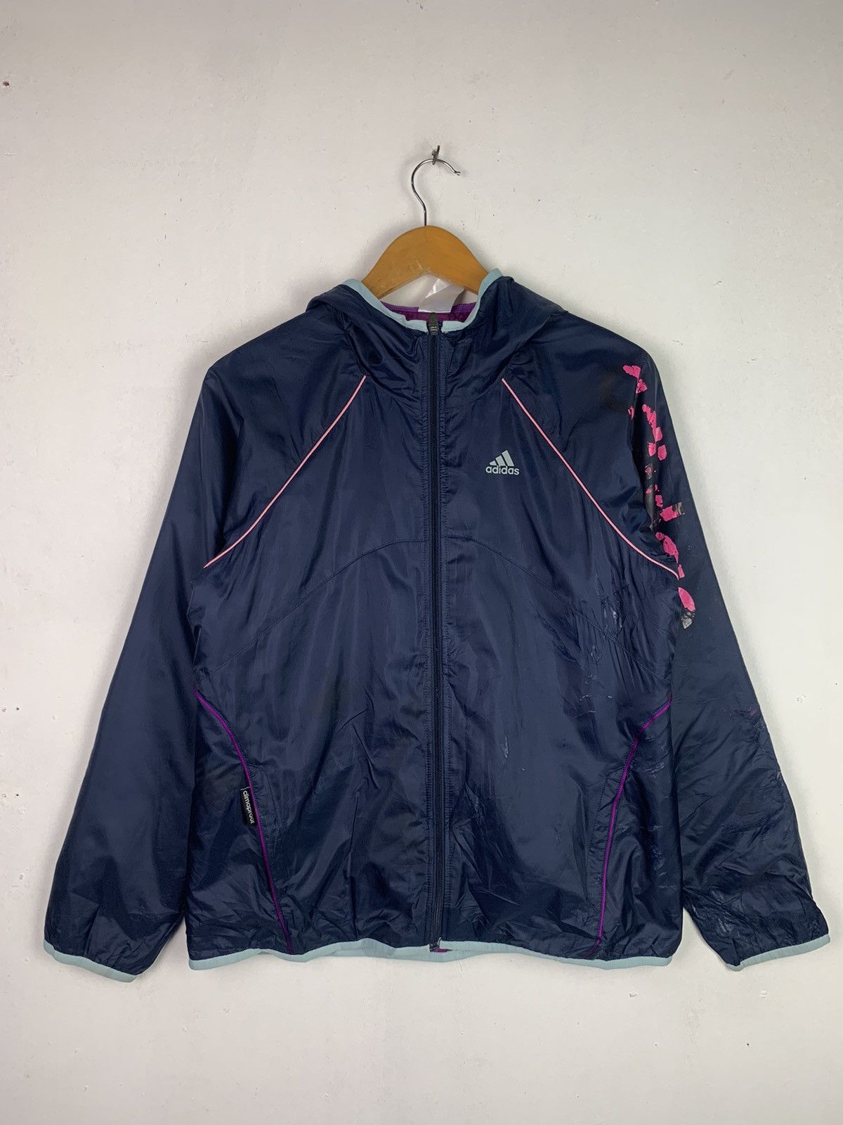 Adidas × Vintage Vintage Adidas Fullzipper Windbreaker Size US M / EU 48-50 / 2 - 1 Thumbnail
