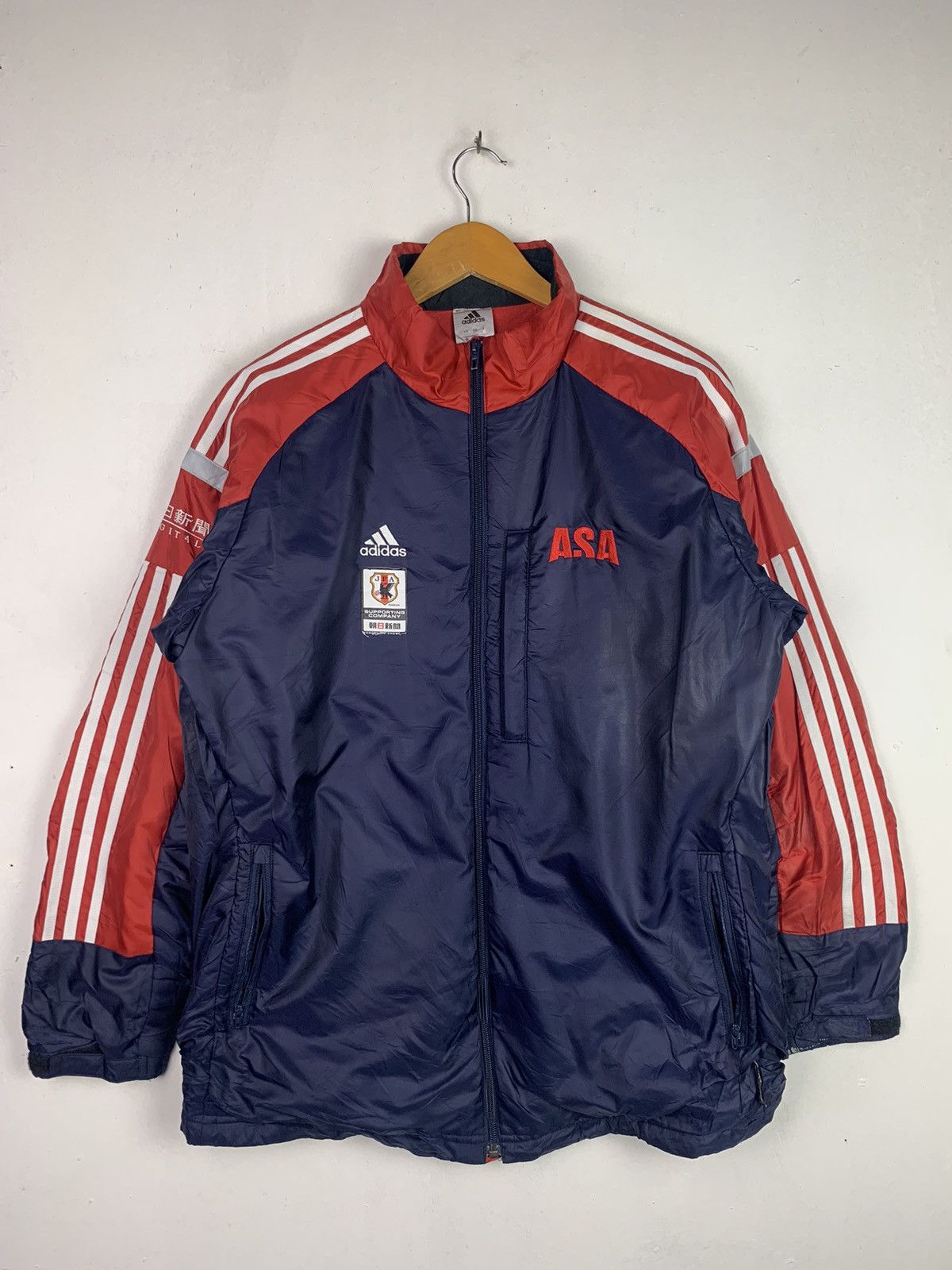 Adidas × Vintage Vintage Adidas Full Zipp Jacket Size US L / EU 52-54 / 3 - 1 Thumbnail