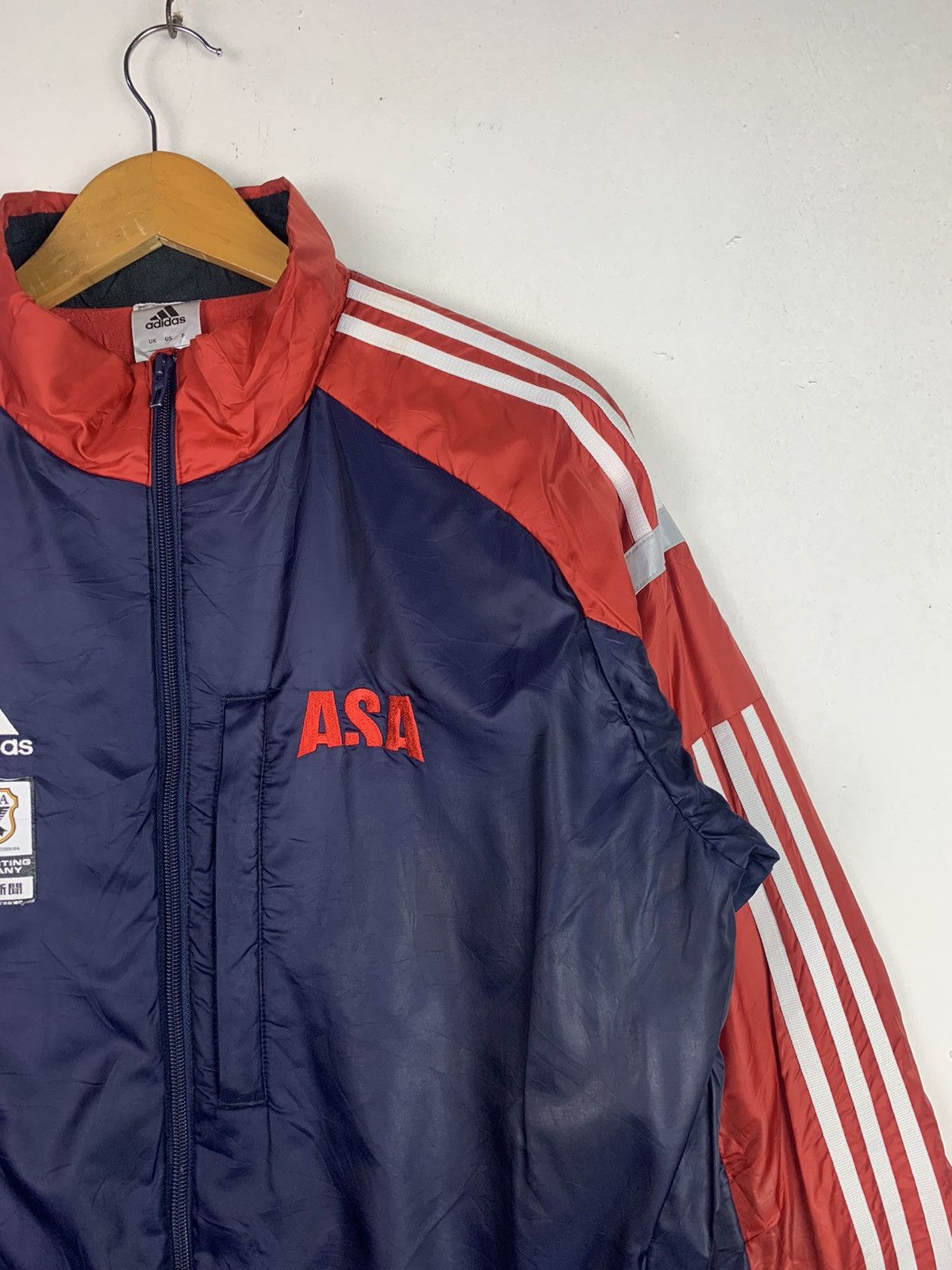 Adidas × Vintage Vintage Adidas Full Zipp Jacket Size US L / EU 52-54 / 3 - 3 Thumbnail