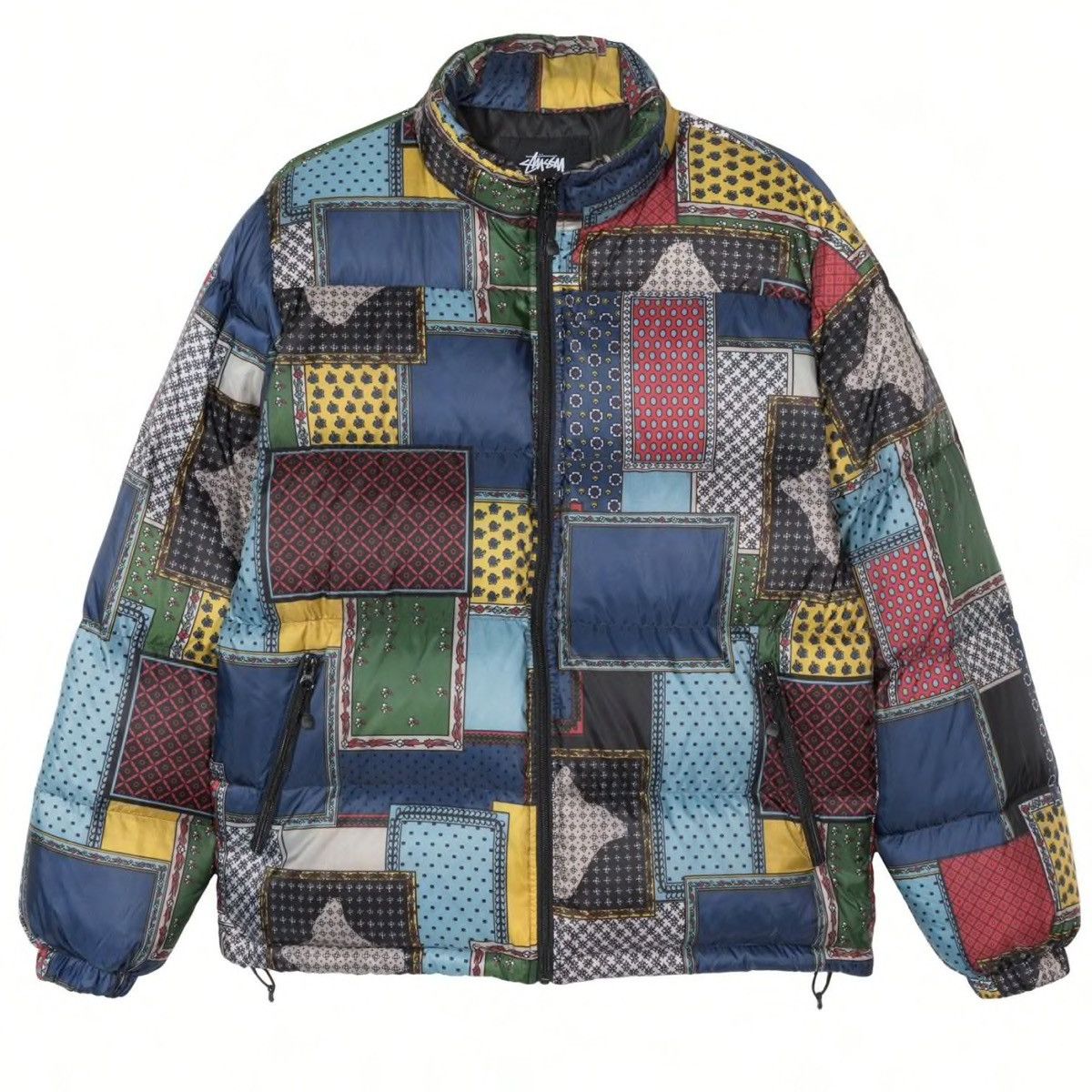 Stussy 2019 Stussy Patchwork Puff Down Jacket Size US L / EU 52-54 / 3 - 14 Thumbnail