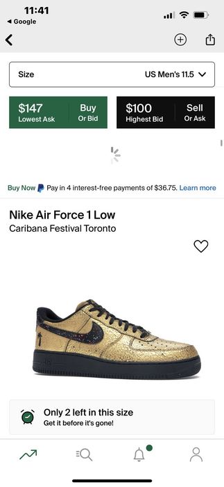 air force 1 low caribana festival toronto