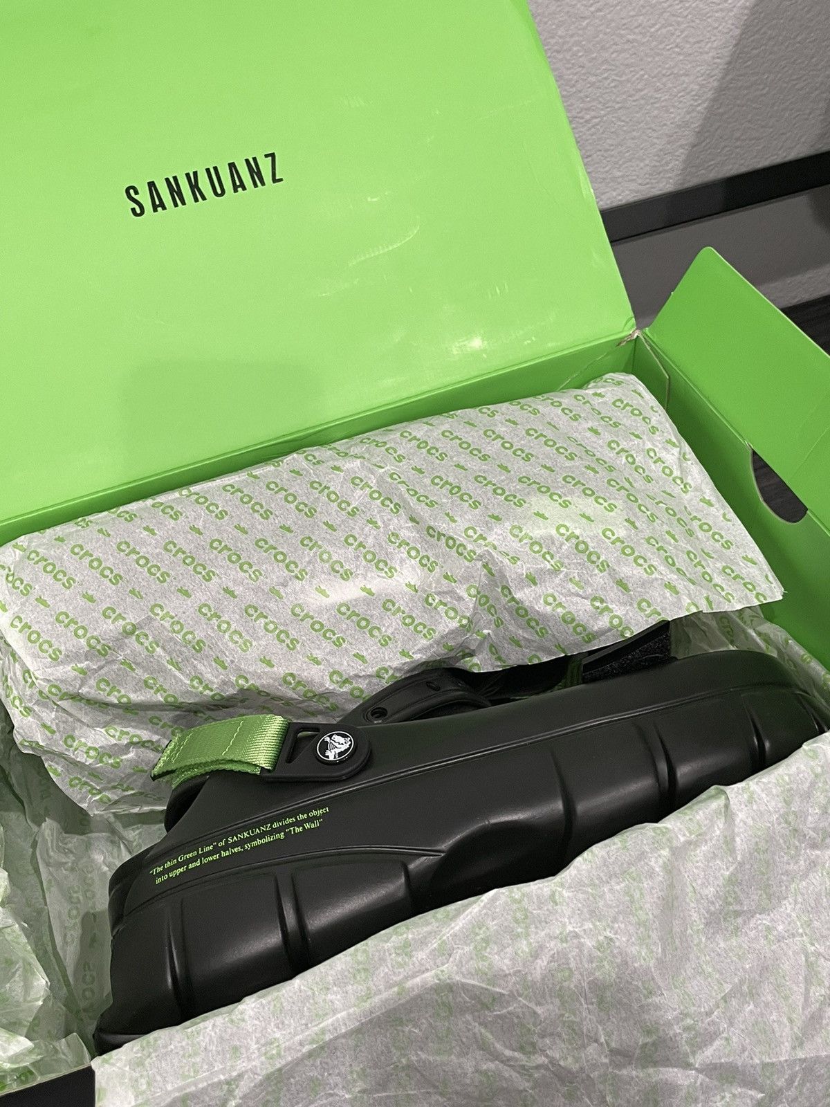 Crocs Sankuanz x Crocs black sz9 Size US 9 / EU 42 - 10 Thumbnail
