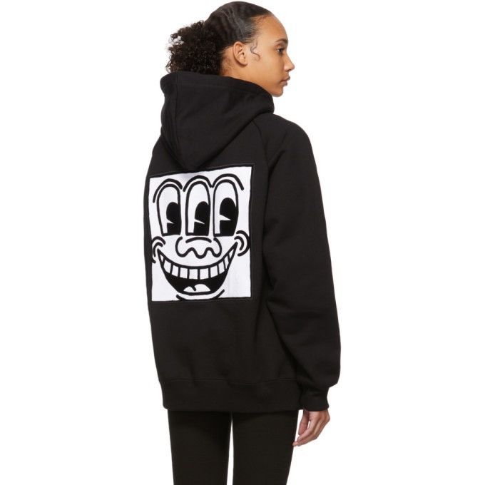 image of Etudes x Keith Haring Limited Edition Odysseus Hoodie in Black, Men's (Size Large)