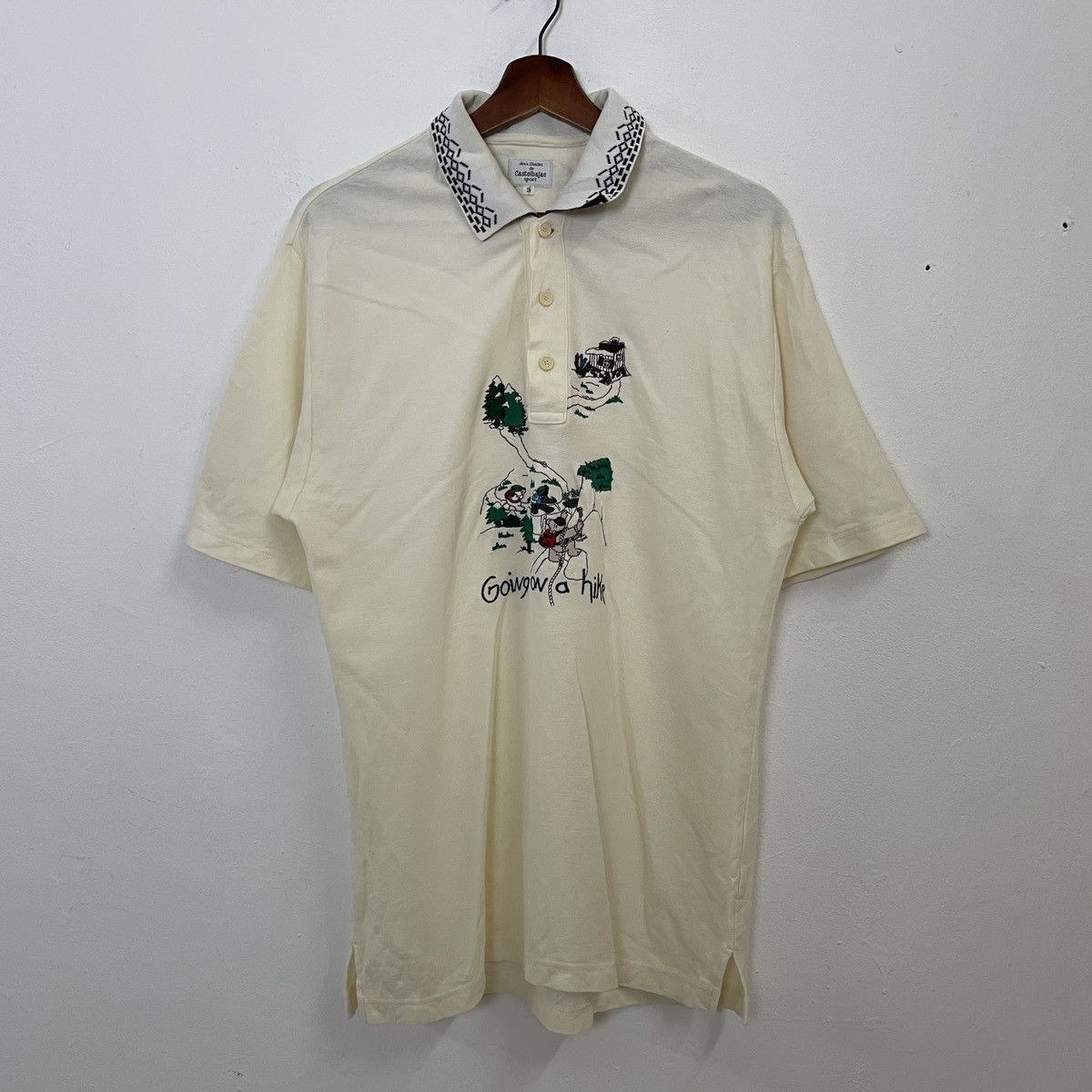 Jean Charles De Castelbajac Vintage Jean Charles De Castel Bajac Polos Shirt Size US M / EU 48-50 / 2 - 1 Thumbnail