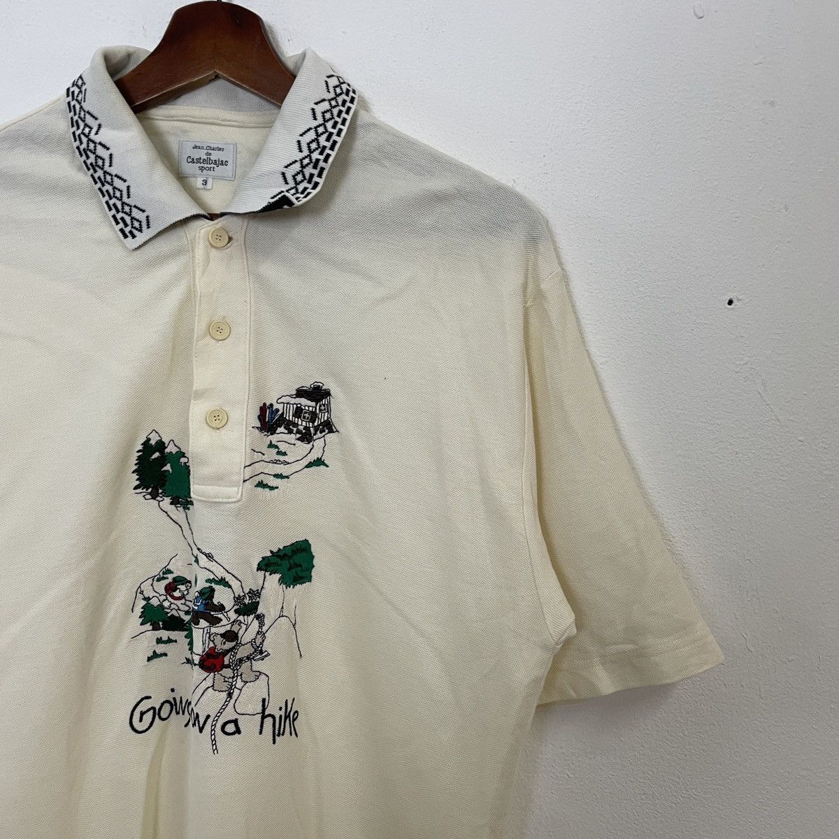Jean Charles De Castelbajac Vintage Jean Charles De Castel Bajac Polos Shirt Size US M / EU 48-50 / 2 - 2 Thumbnail