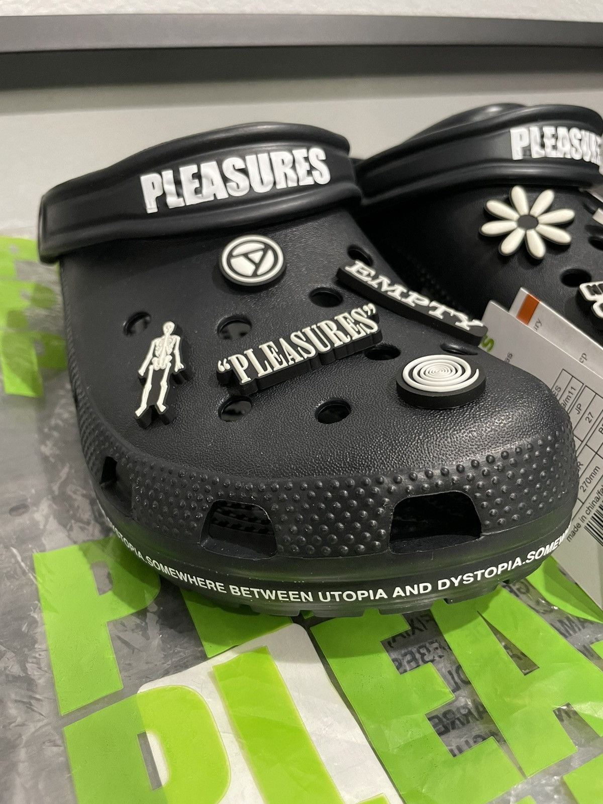 Crocs CROCS X PLEASURES Utopia Dystopia 2019 Size US 9 / EU 42 - 4 Thumbnail