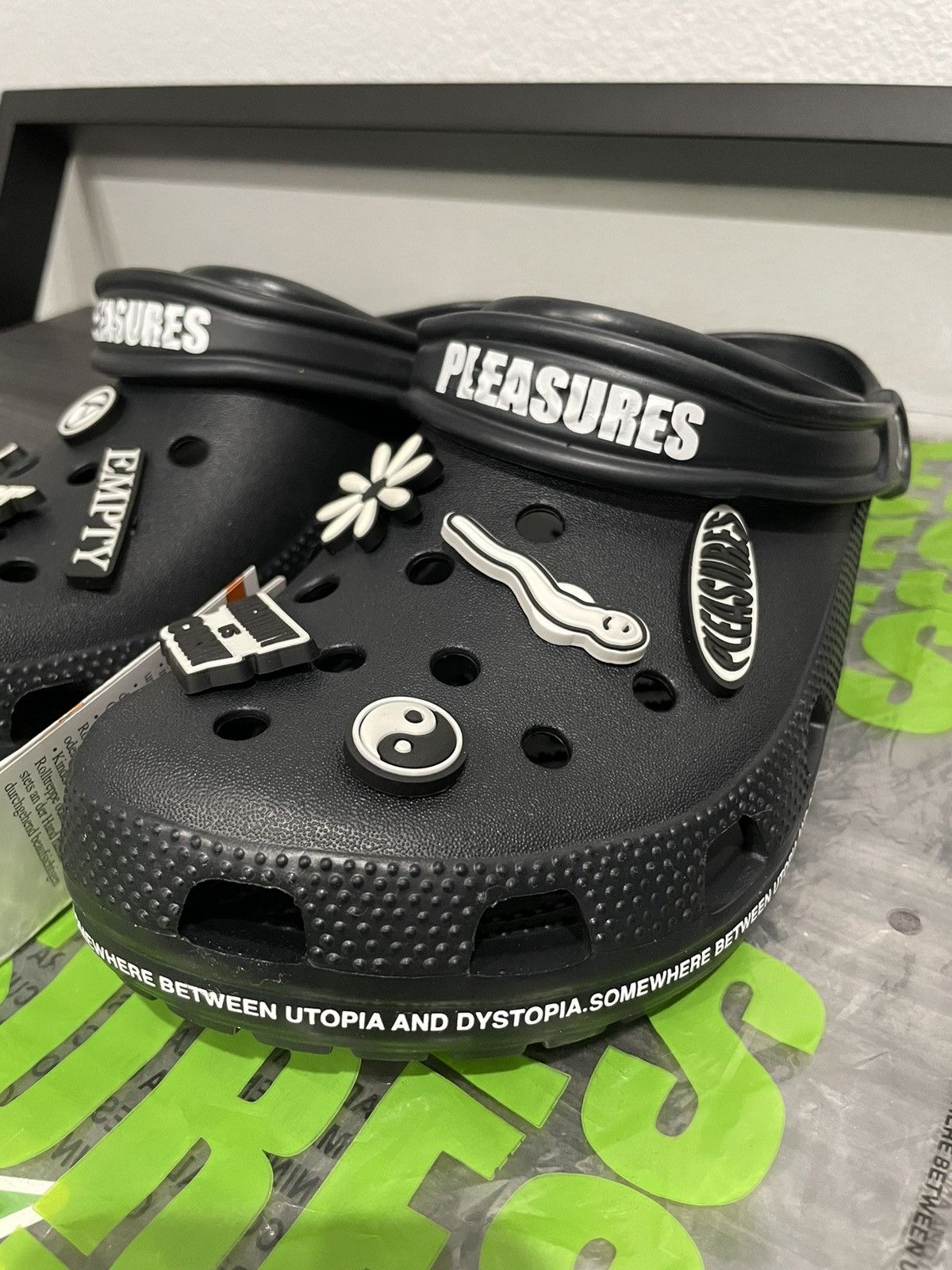 Crocs CROCS X PLEASURES Utopia Dystopia 2019 Size US 9 / EU 42 - 5 Thumbnail