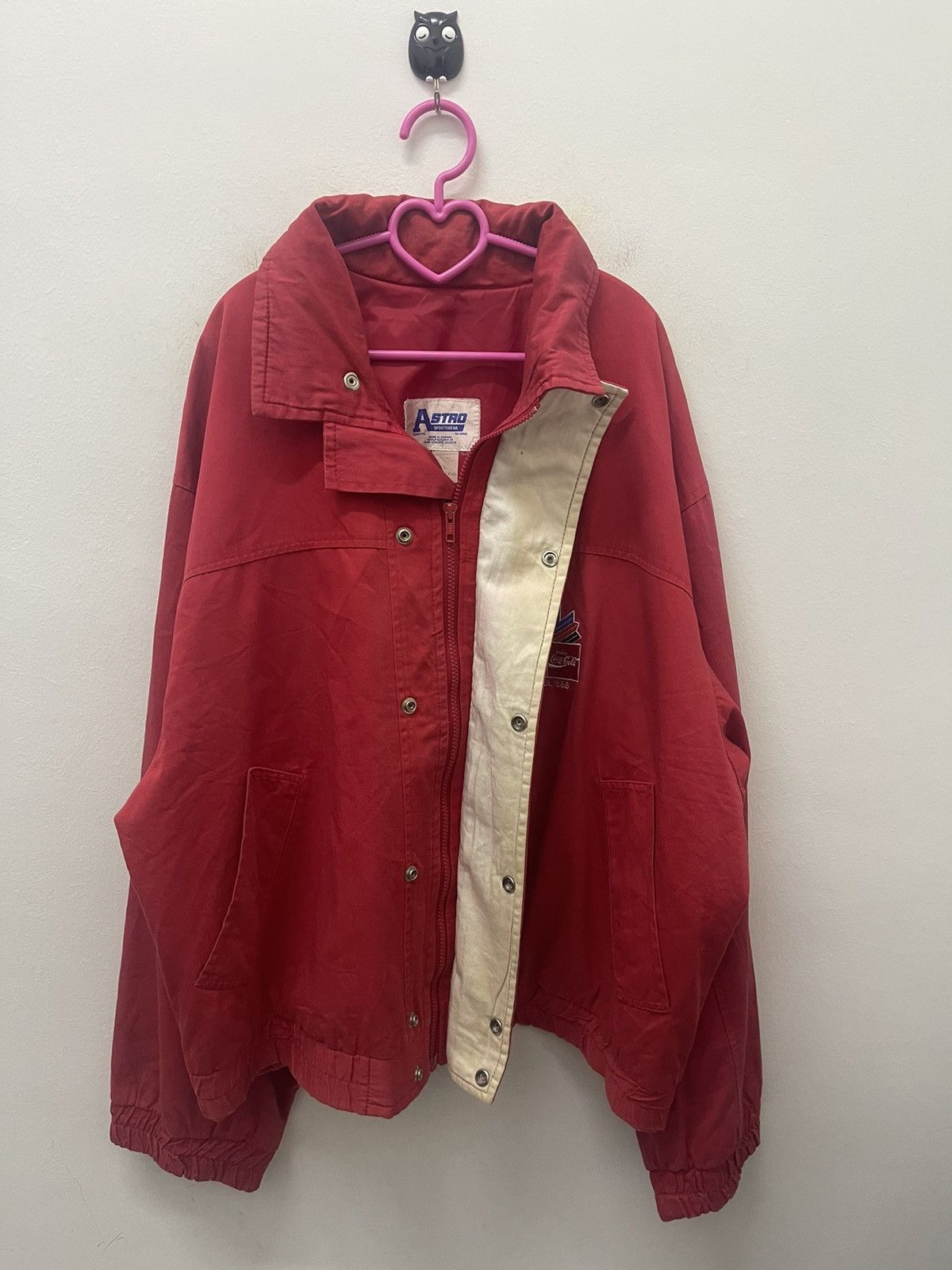 USA Olympics Rare Vintage SEOUL 1988 Olympic Red Jacket Size US L / EU 52-54 / 3 - 3 Thumbnail