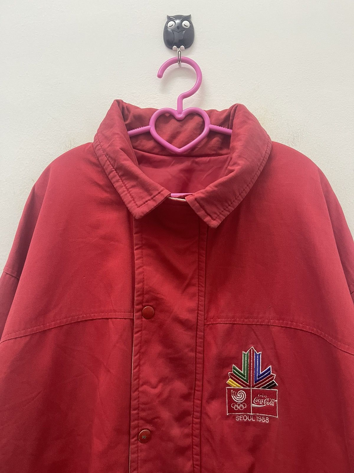 USA Olympics Rare Vintage SEOUL 1988 Olympic Red Jacket Size US L / EU 52-54 / 3 - 2 Thumbnail