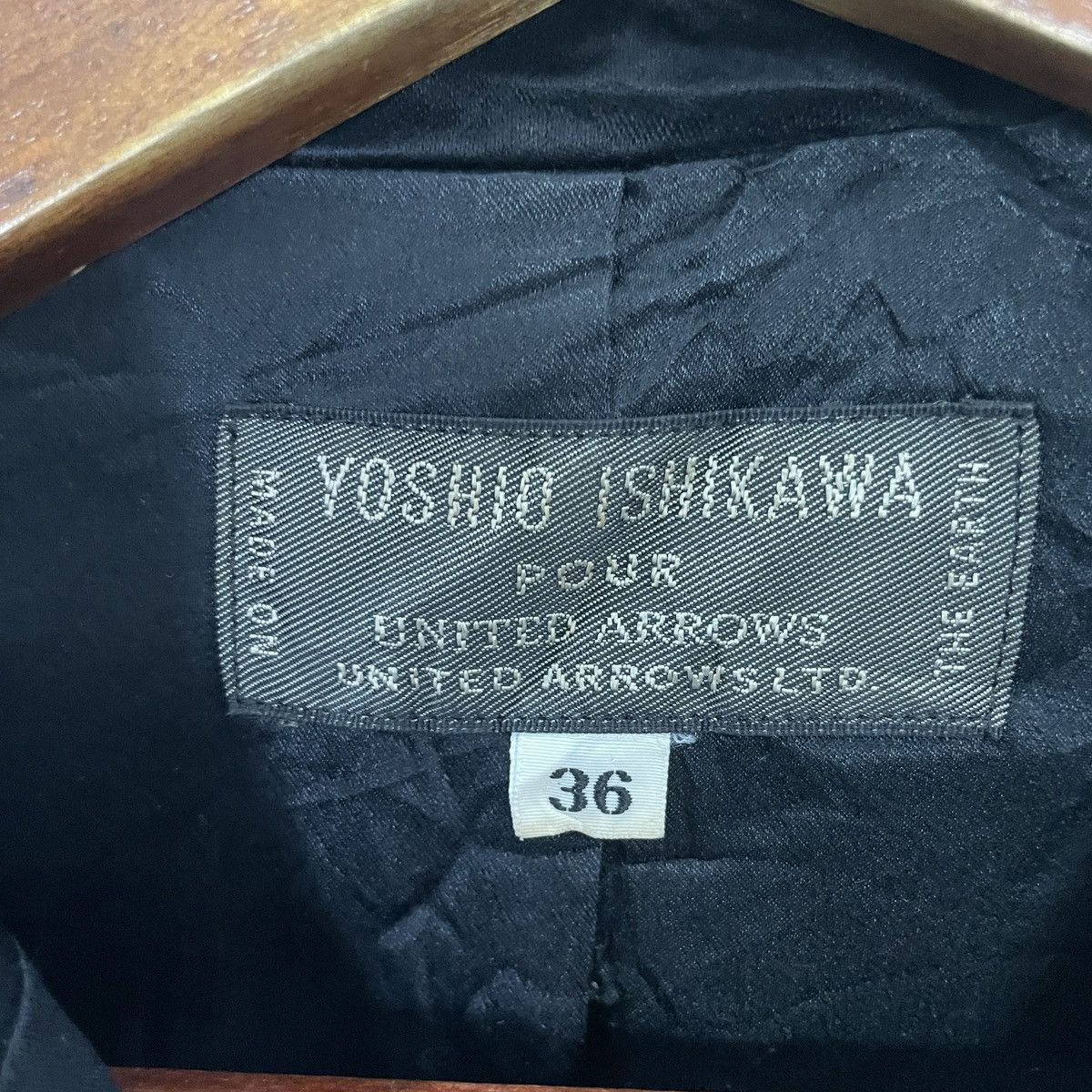 Vintage Vintage Yoshio Ishikawa Trench Coat Jacket Size L / US 10 / IT 46 - 5 Thumbnail