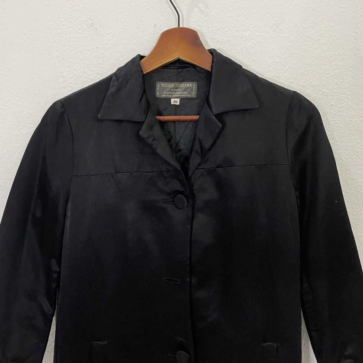 Vintage Vintage Yoshio Ishikawa Trench Coat Jacket Size L / US 10 / IT 46 - 4 Thumbnail