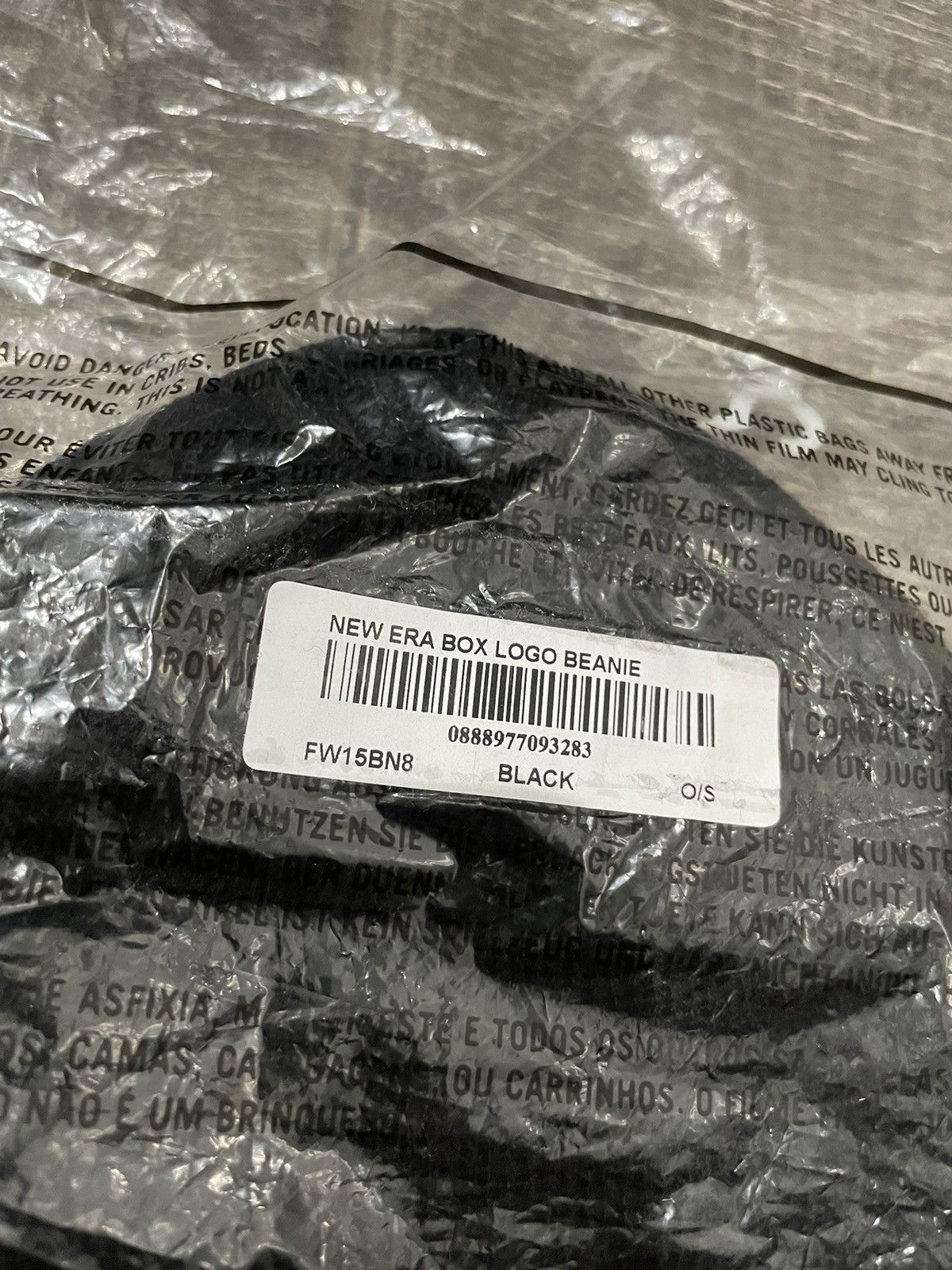 Supreme OG Supreme FW15 New Era Box Logo Beanie Cap Size ONE SIZE - 8 Thumbnail